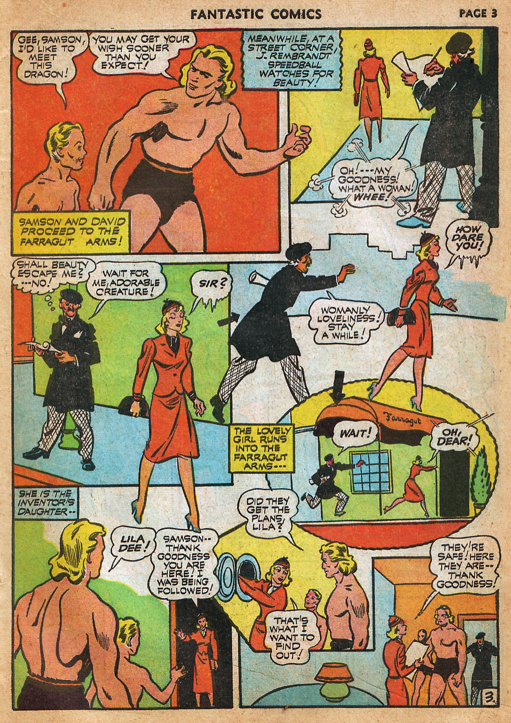 Read online Fantastic Comics comic -  Issue #22 - 5