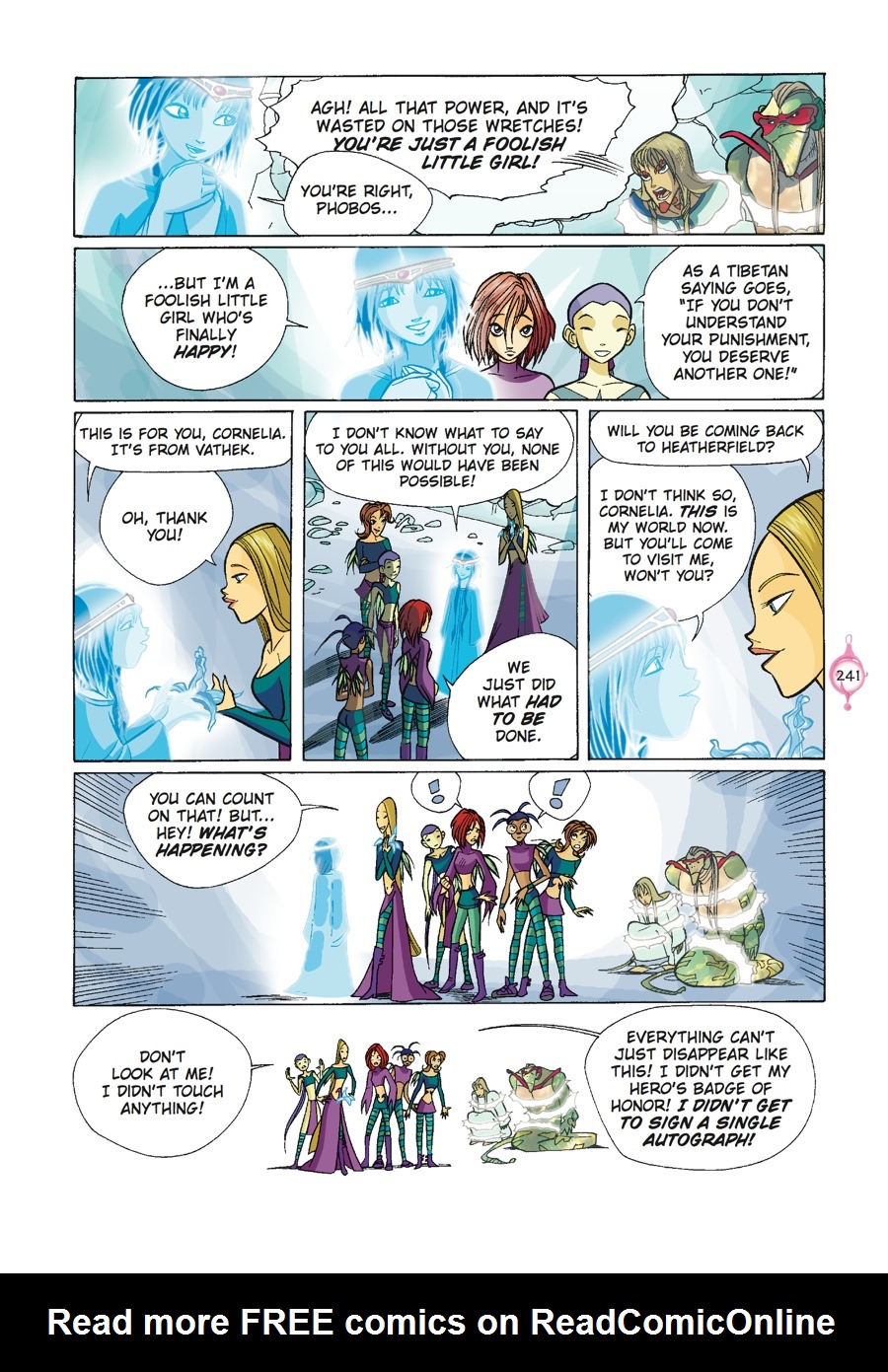 Read online W.i.t.c.h. Graphic Novels comic -  Issue # TPB 3 - 242