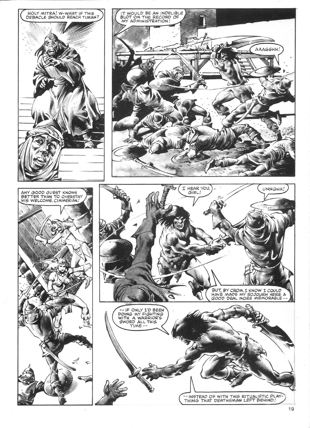 Read online The Savage Sword Of Conan comic -  Issue #88 - 19
