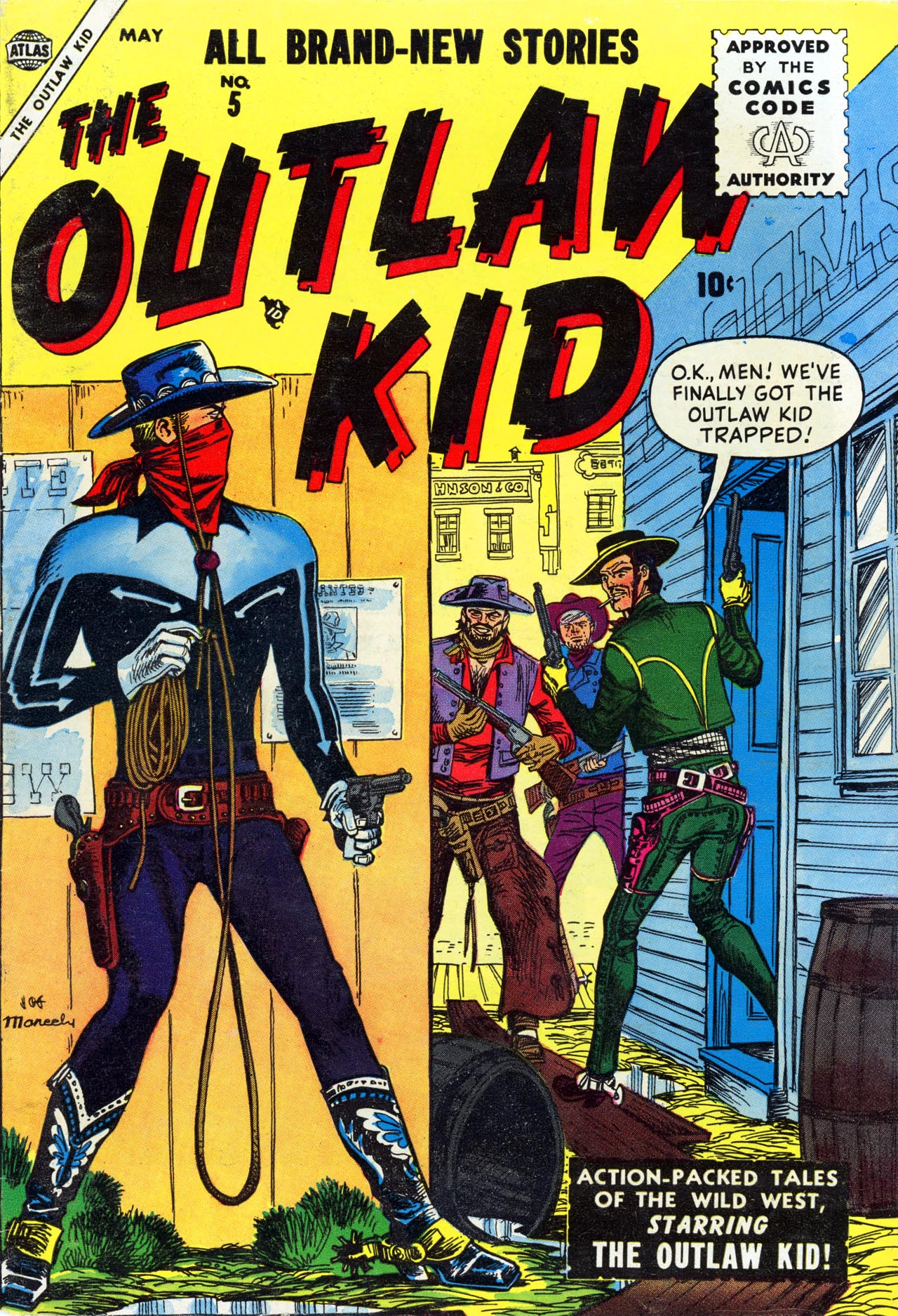 Read online The Outlaw Kid (1954) comic -  Issue #5 - 1