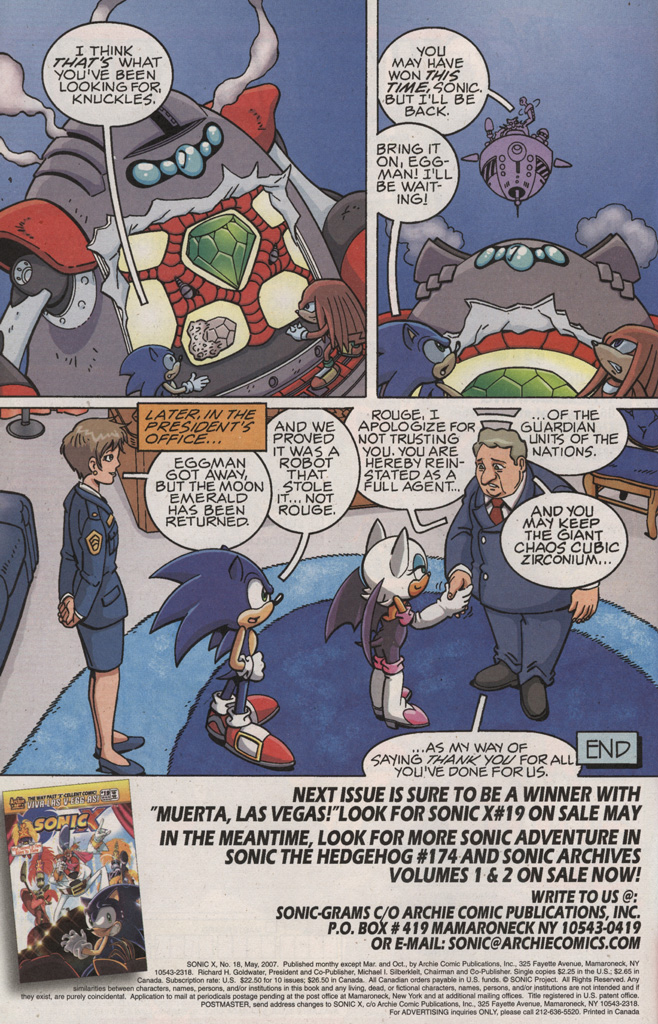 Read online Sonic X comic -  Issue #18 - 34