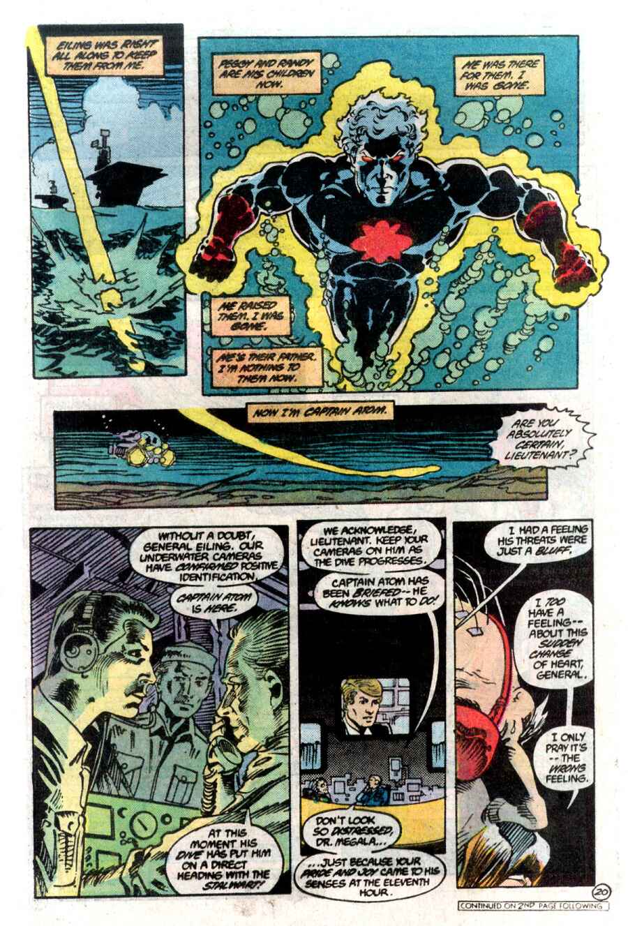 Read online Captain Atom (1987) comic -  Issue #3 - 21