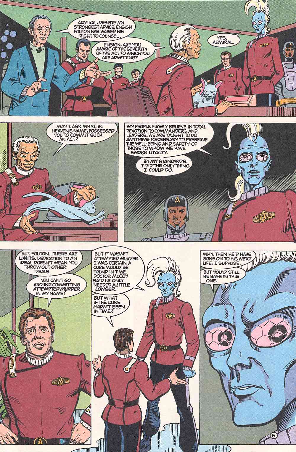 Read online Star Trek (1989) comic -  Issue #12 - 6