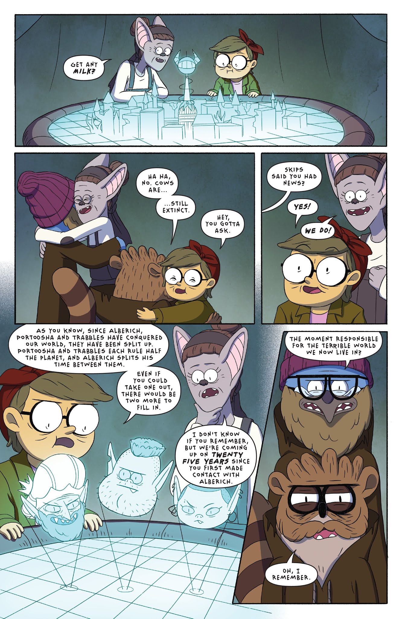 Read online Regular Show: 25 Years Later comic -  Issue #6 - 12