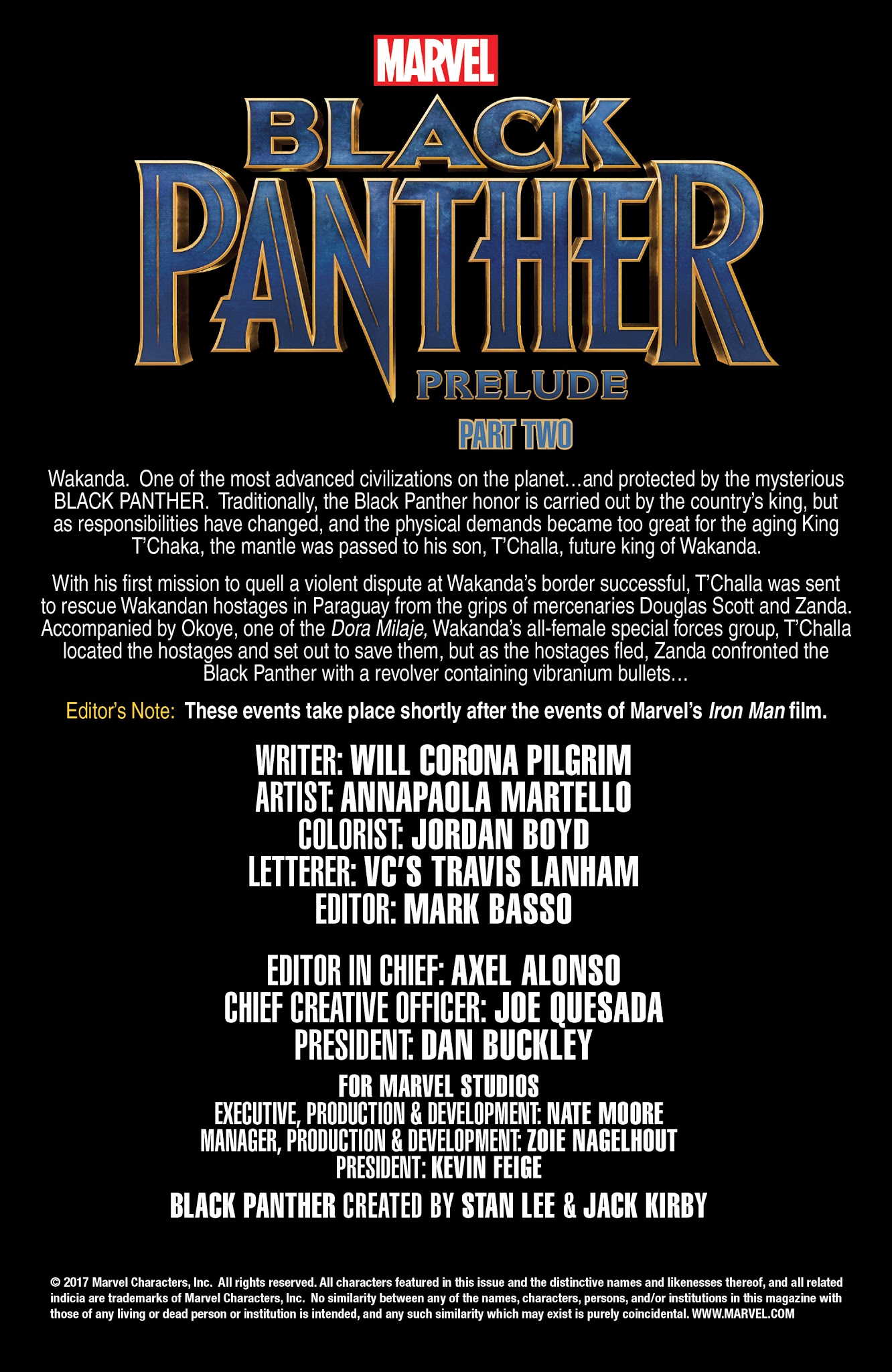 Read online Marvel's Black Panther Prelude comic -  Issue #2 - 2