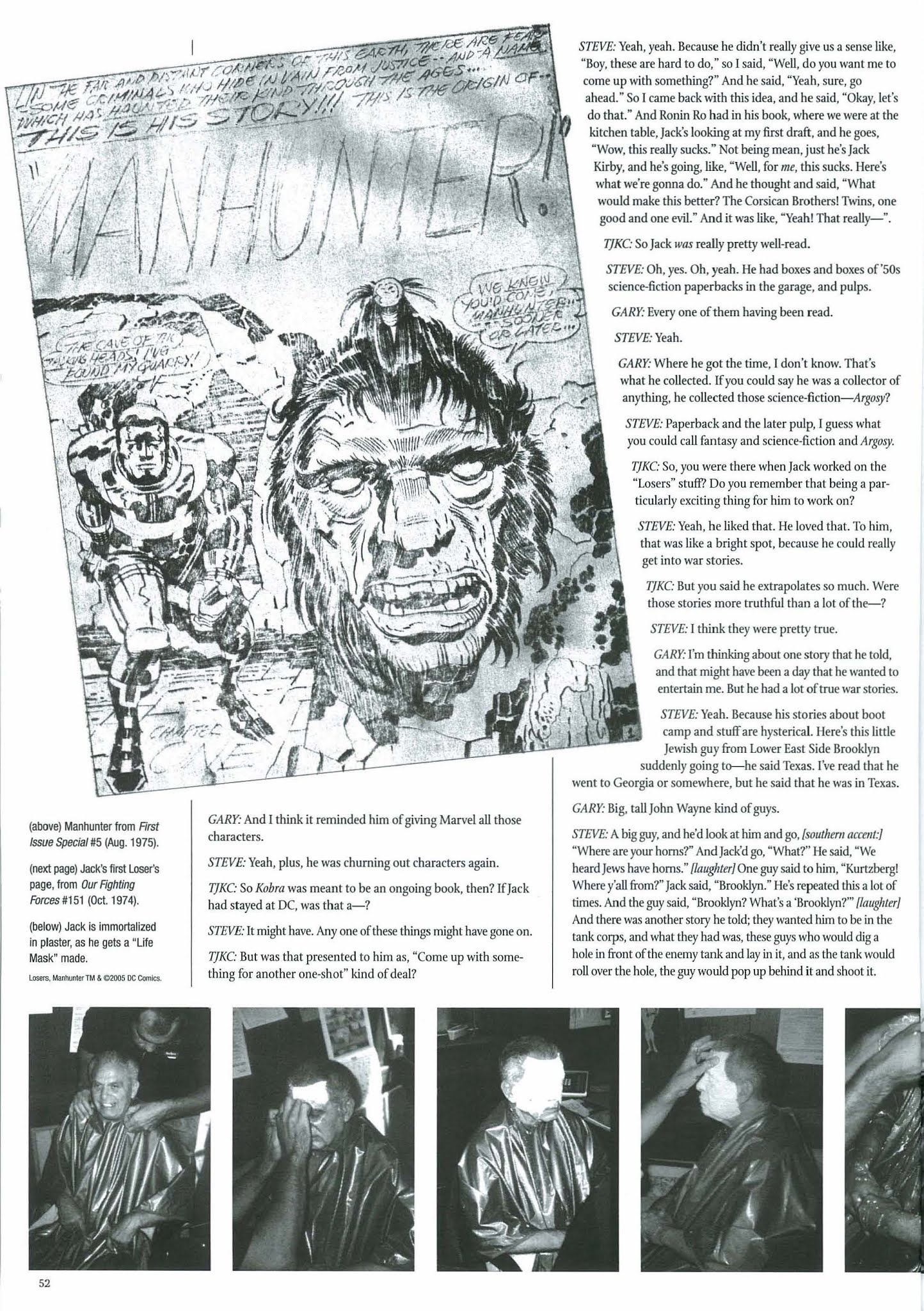 Read online The Jack Kirby Collector comic -  Issue #43 - 54