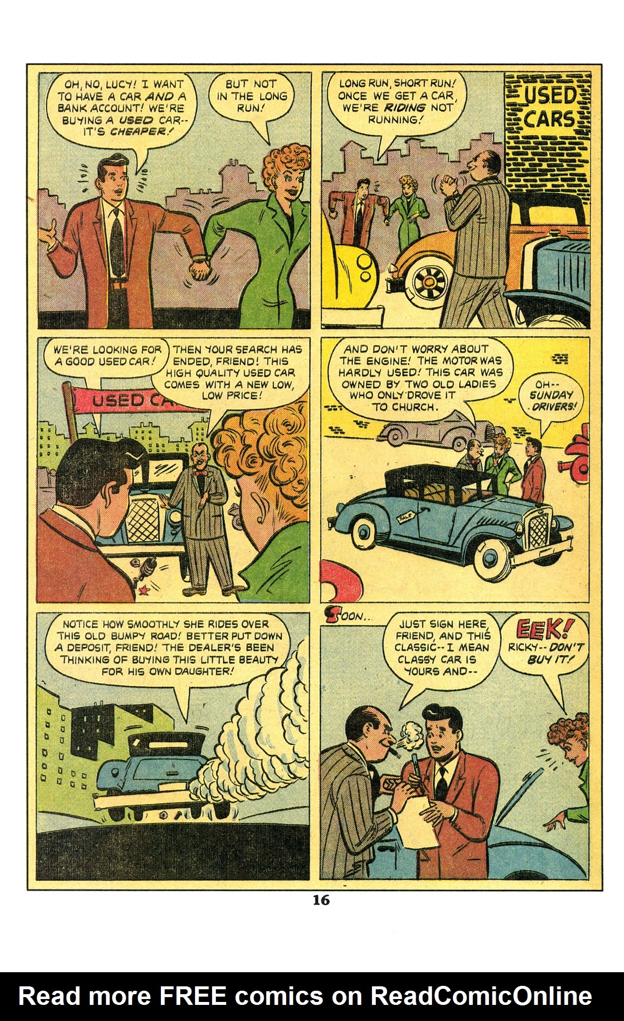 Read online I Love Lucy in Full Color comic -  Issue # Full - 18