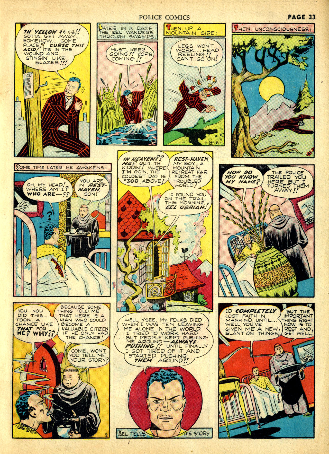 Read online Police Comics comic -  Issue #1 - 36