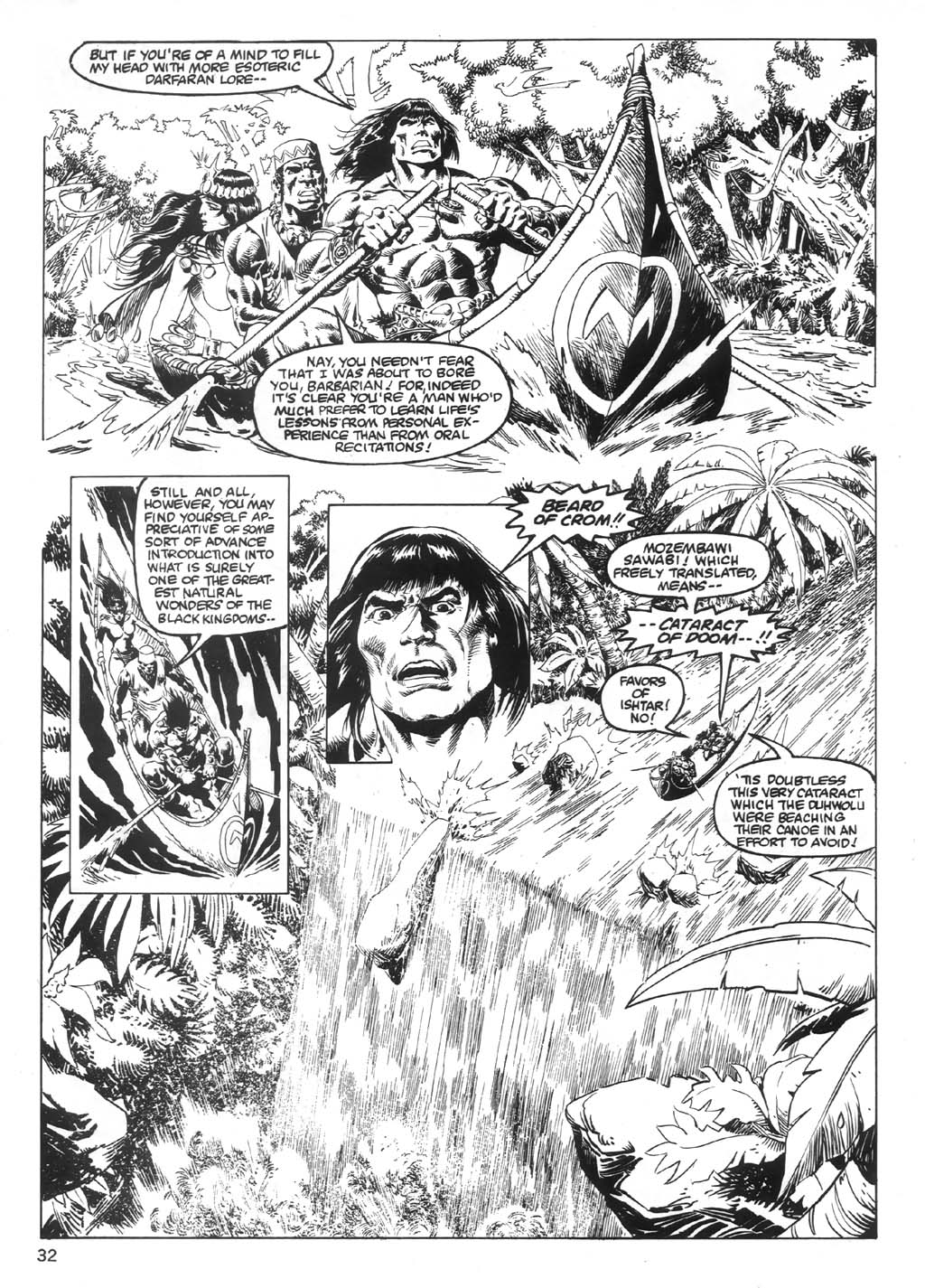 Read online The Savage Sword Of Conan comic -  Issue #97 - 32