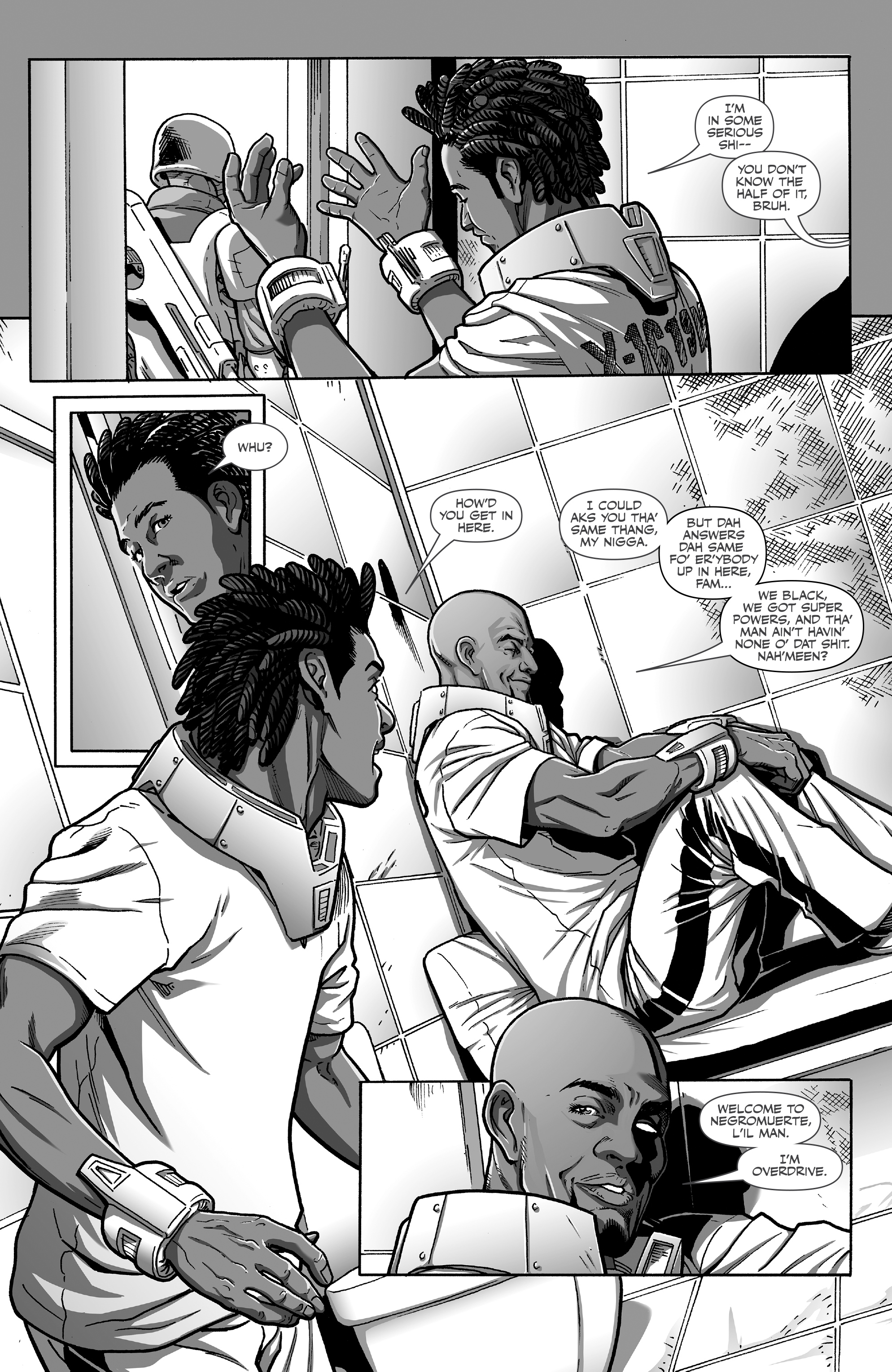 Read online Black comic -  Issue #5 - 6