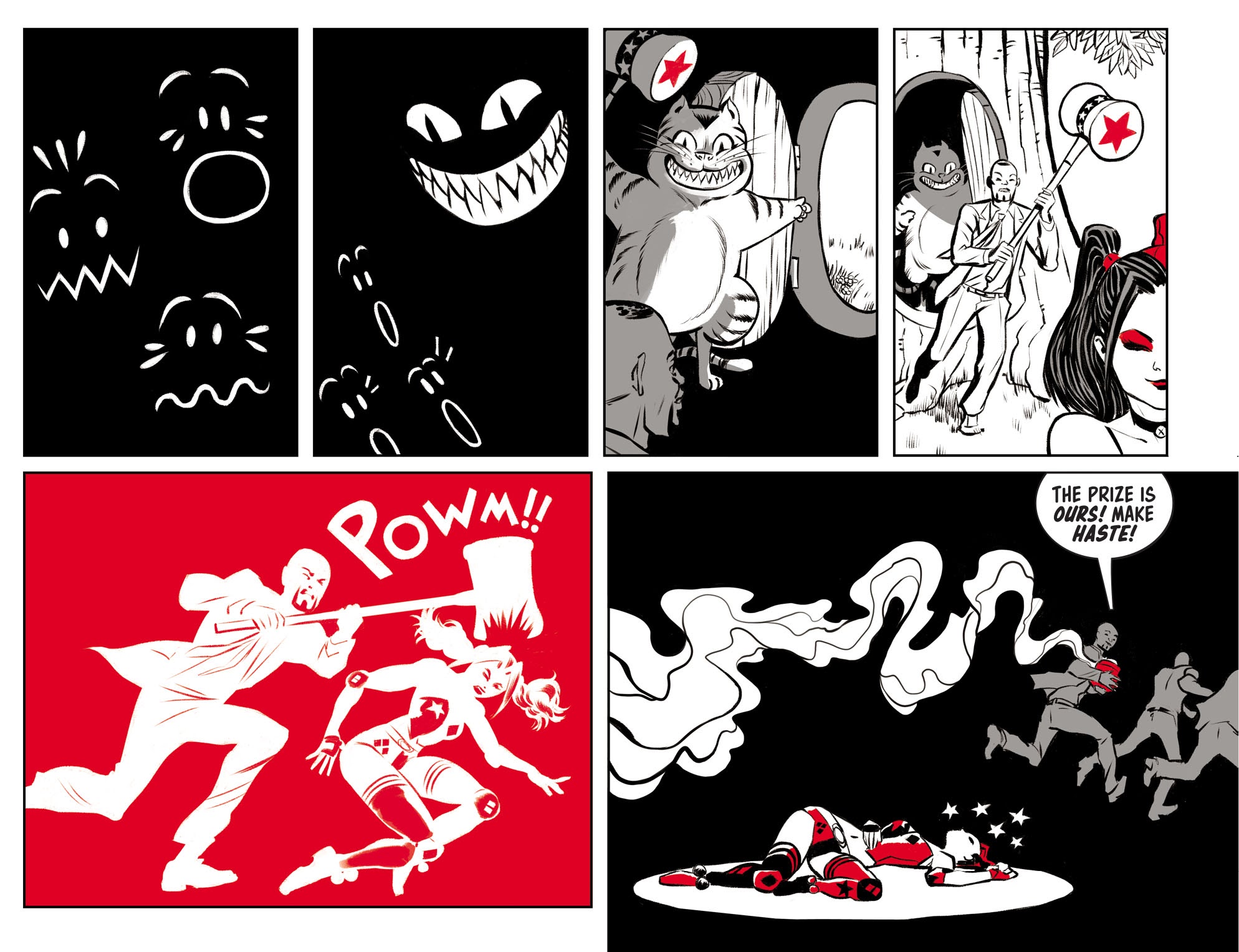 Read online Harley Quinn Black   White   Red comic -  Issue #3 - 17