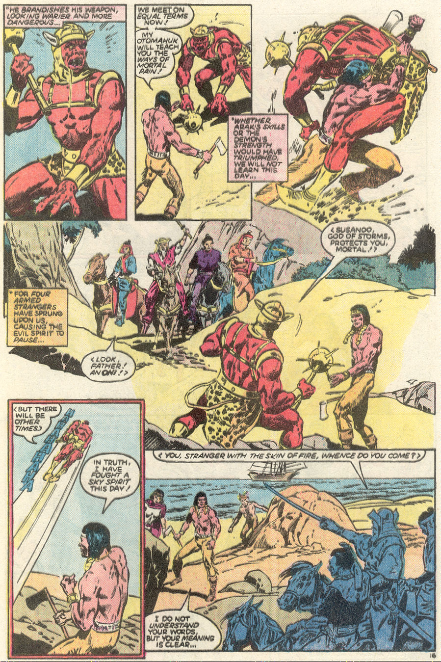 Read online Arak Son of Thunder comic -  Issue #50 - 16