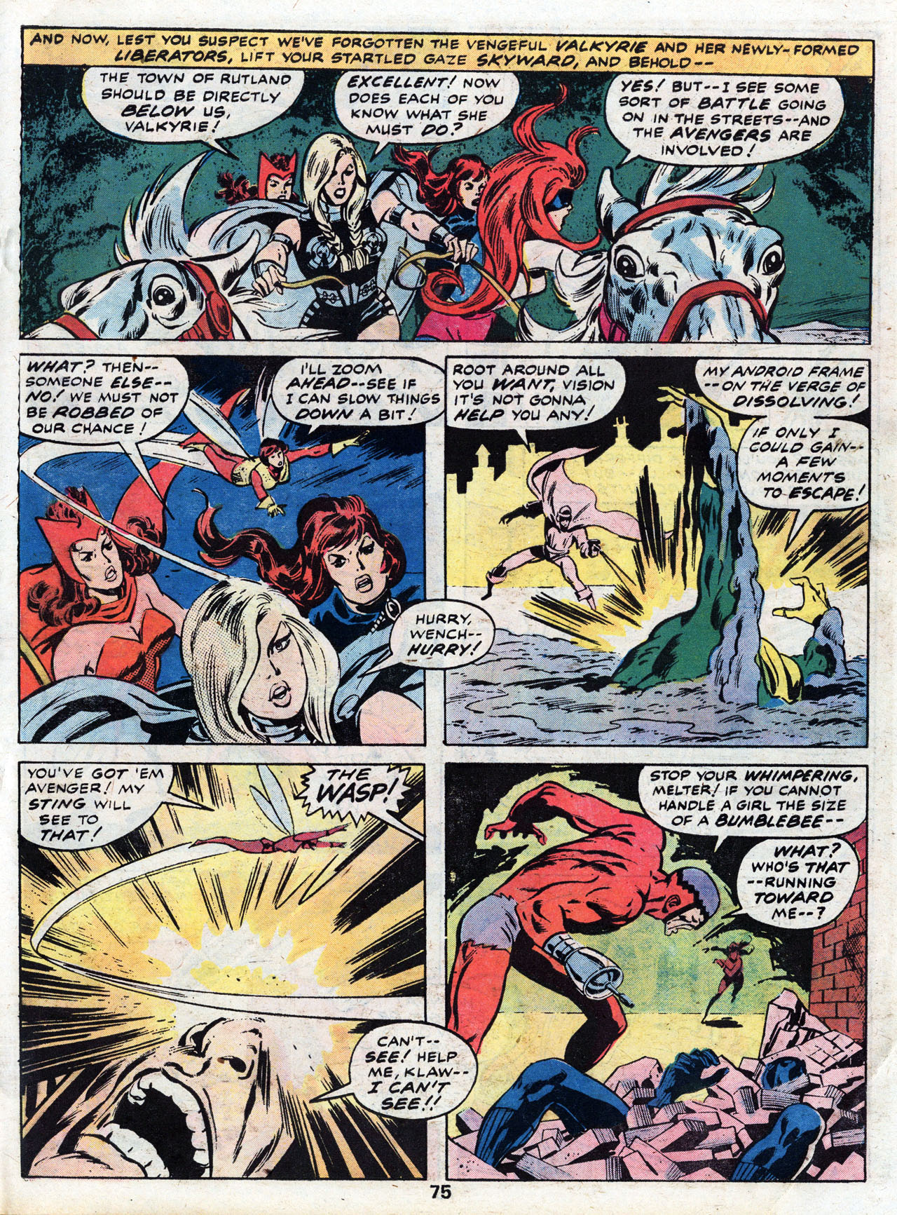 Read online Marvel Treasury Edition comic -  Issue #7 - 74