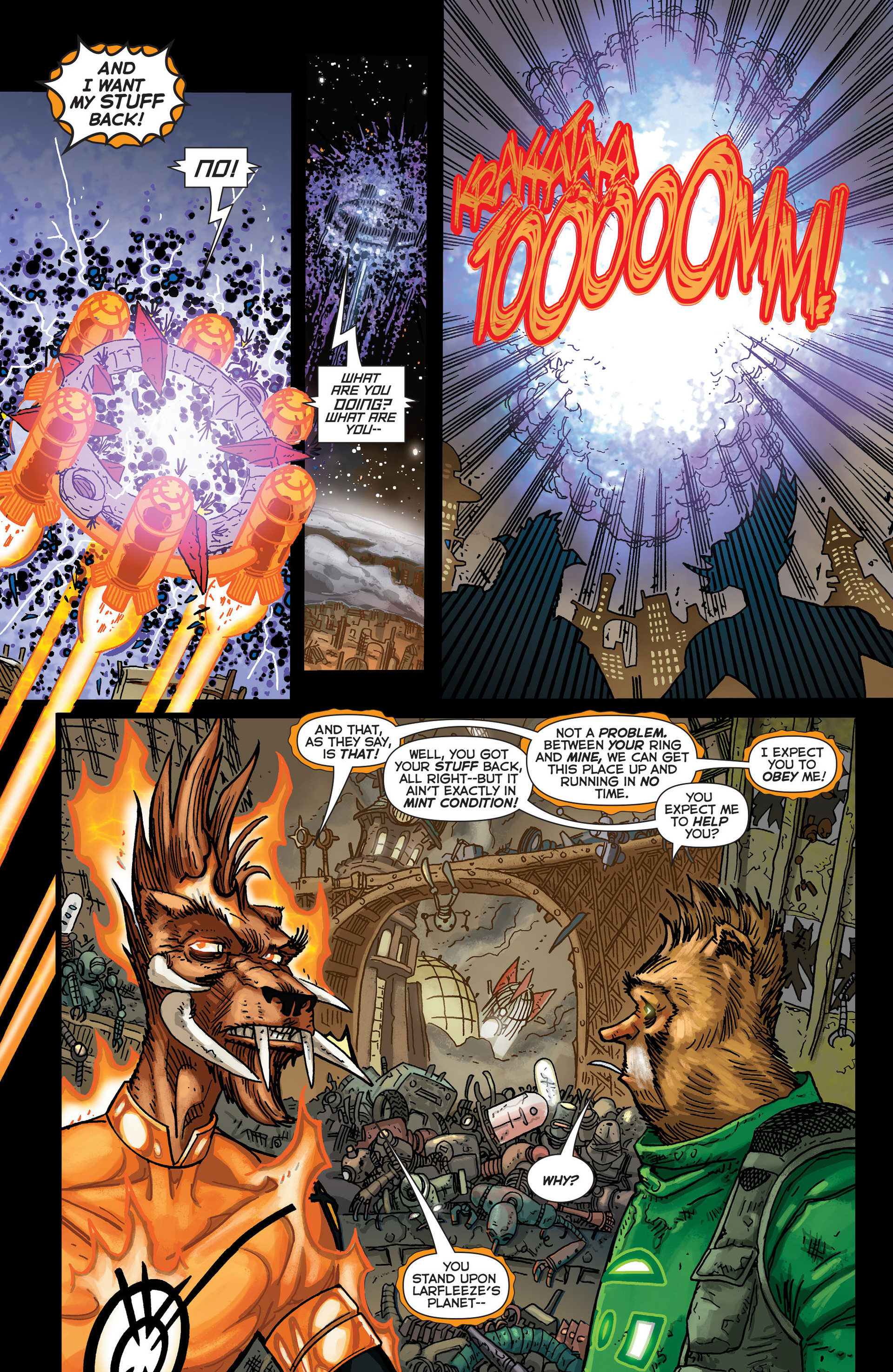 Read online Larfleeze comic -  Issue #12 - 14