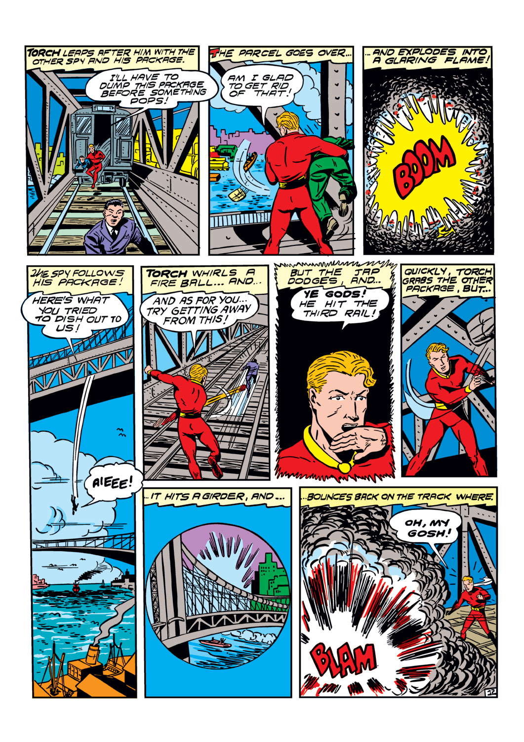 Read online The Human Torch (1940) comic -  Issue #7 - 35