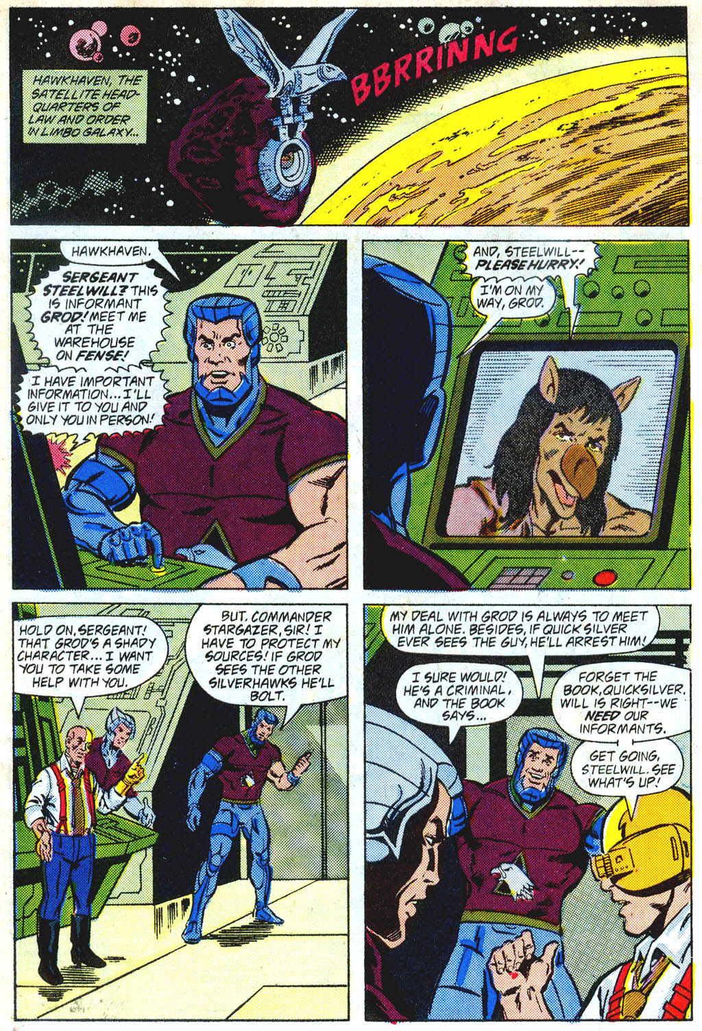 Read online SilverHawks comic -  Issue #5 - 2