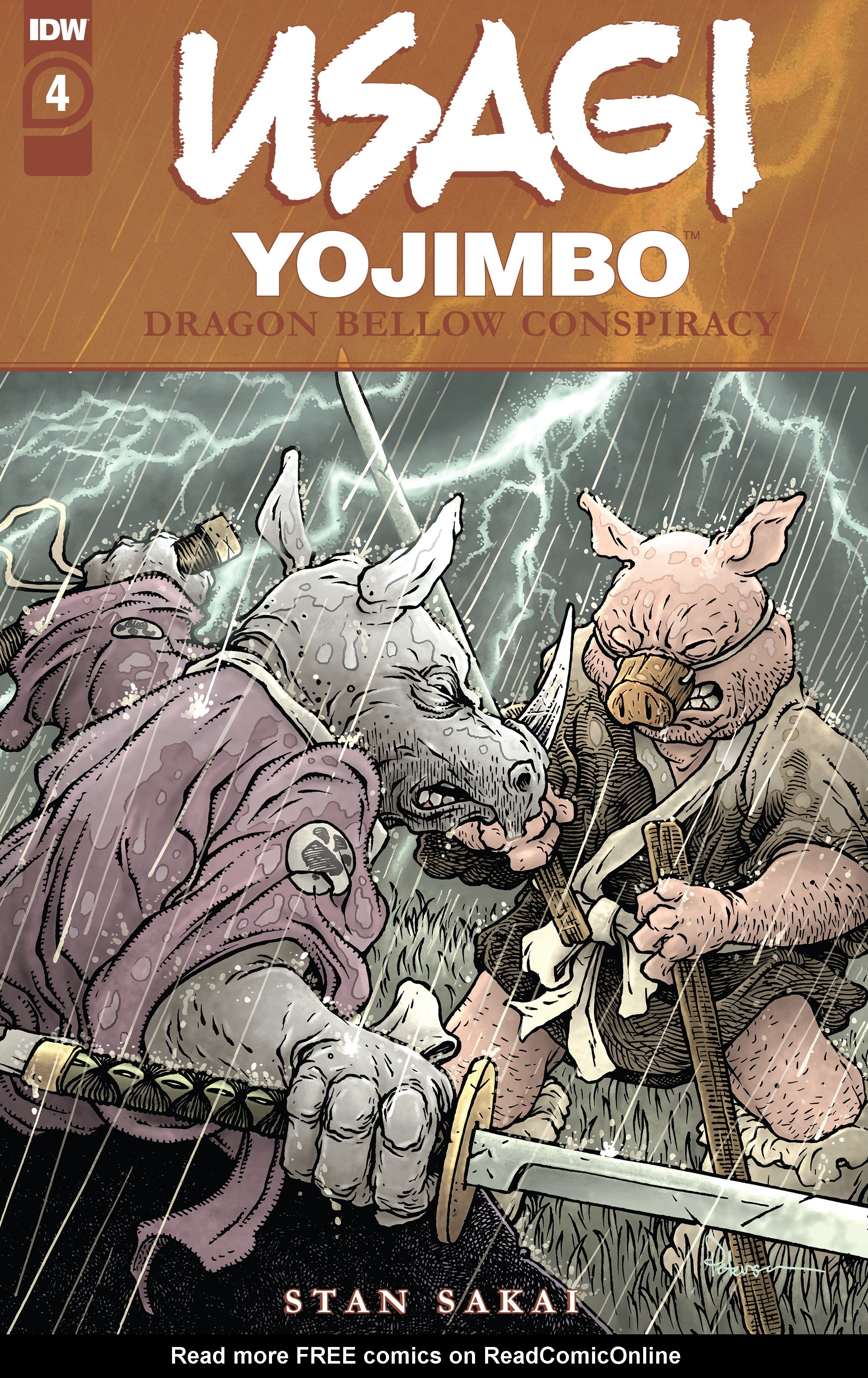 Read online Usagi Yojimbo: The Dragon Bellow Conspiracy comic -  Issue #4 - 1