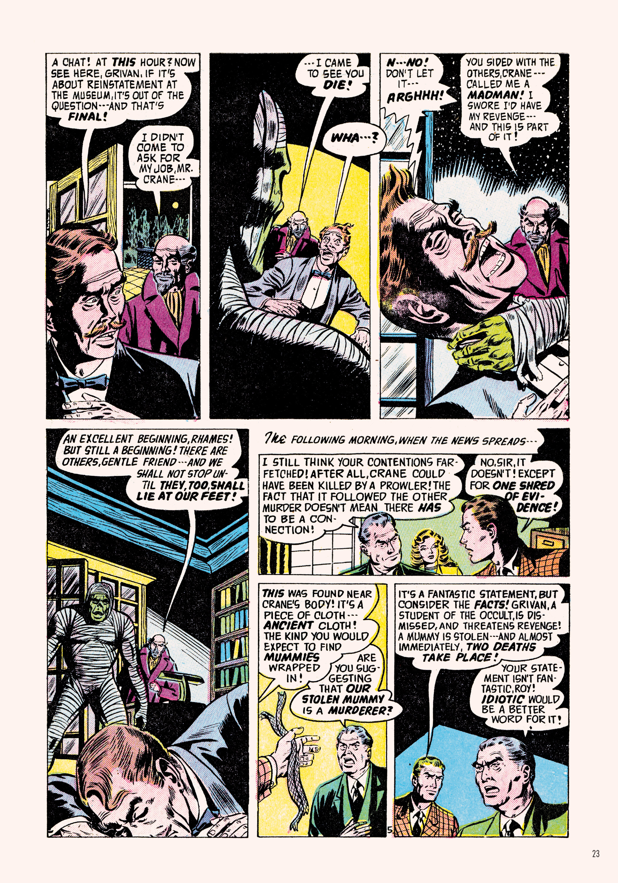 Read online Classic Monsters of Pre-Code Horror Comics: Mummies comic -  Issue # TPB - 23