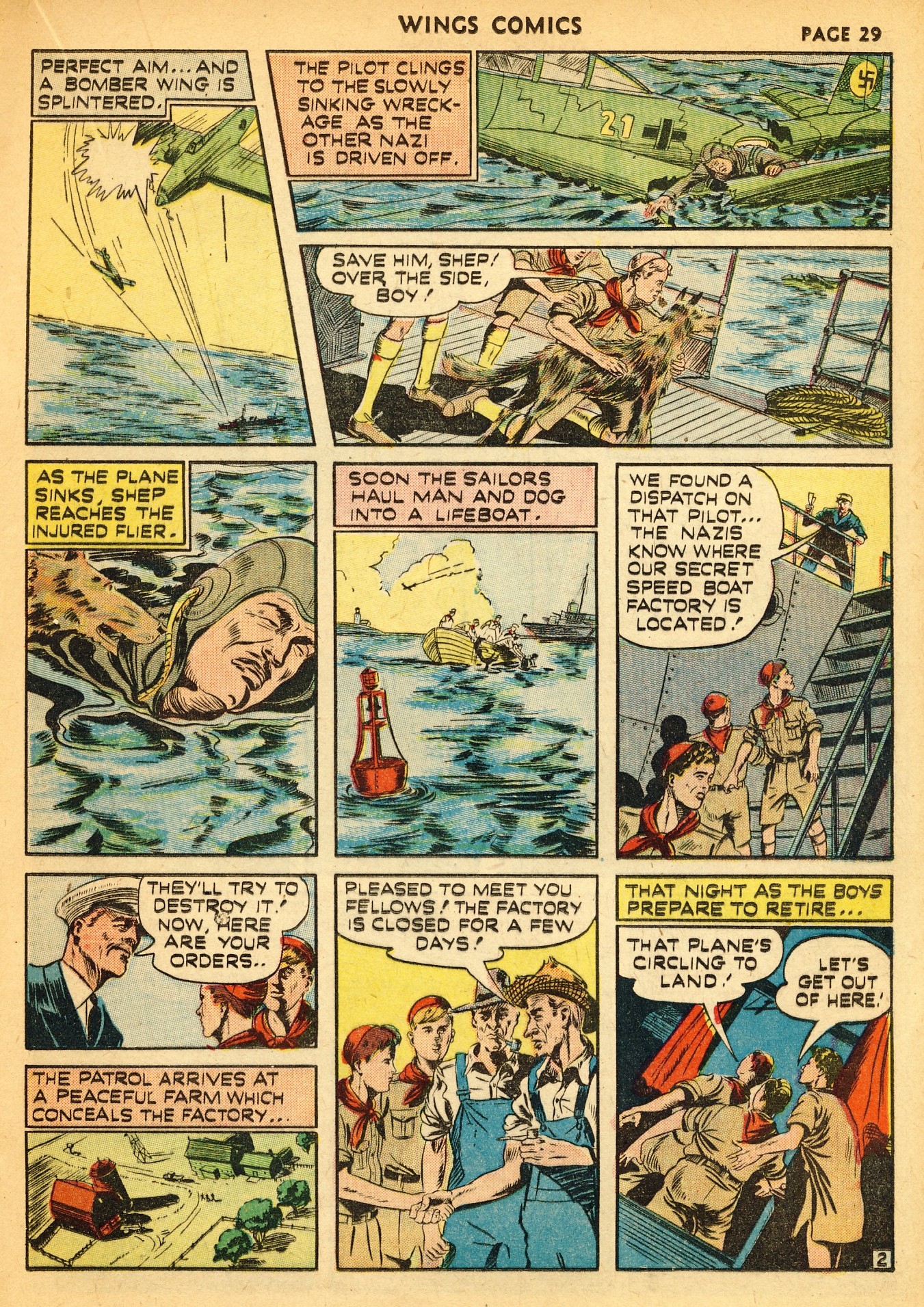 Read online Wings Comics comic -  Issue #14 - 32