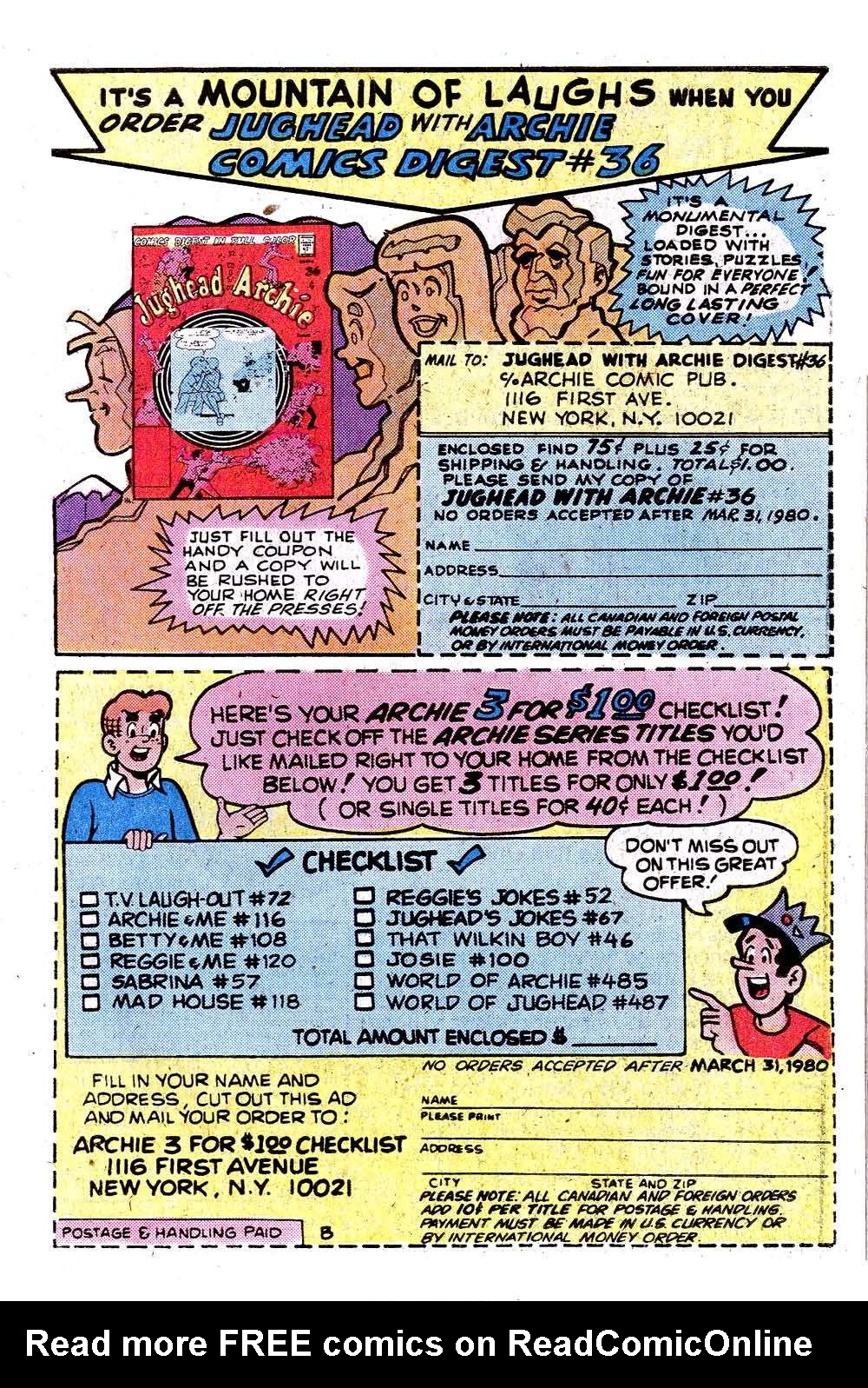 Read online Archie (1960) comic -  Issue #287 - 27