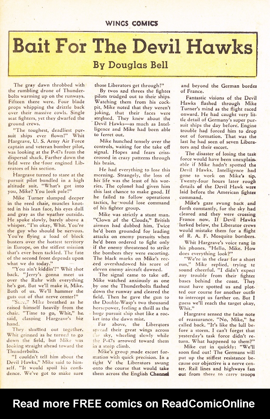 Read online Wings Comics comic -  Issue #37 - 49