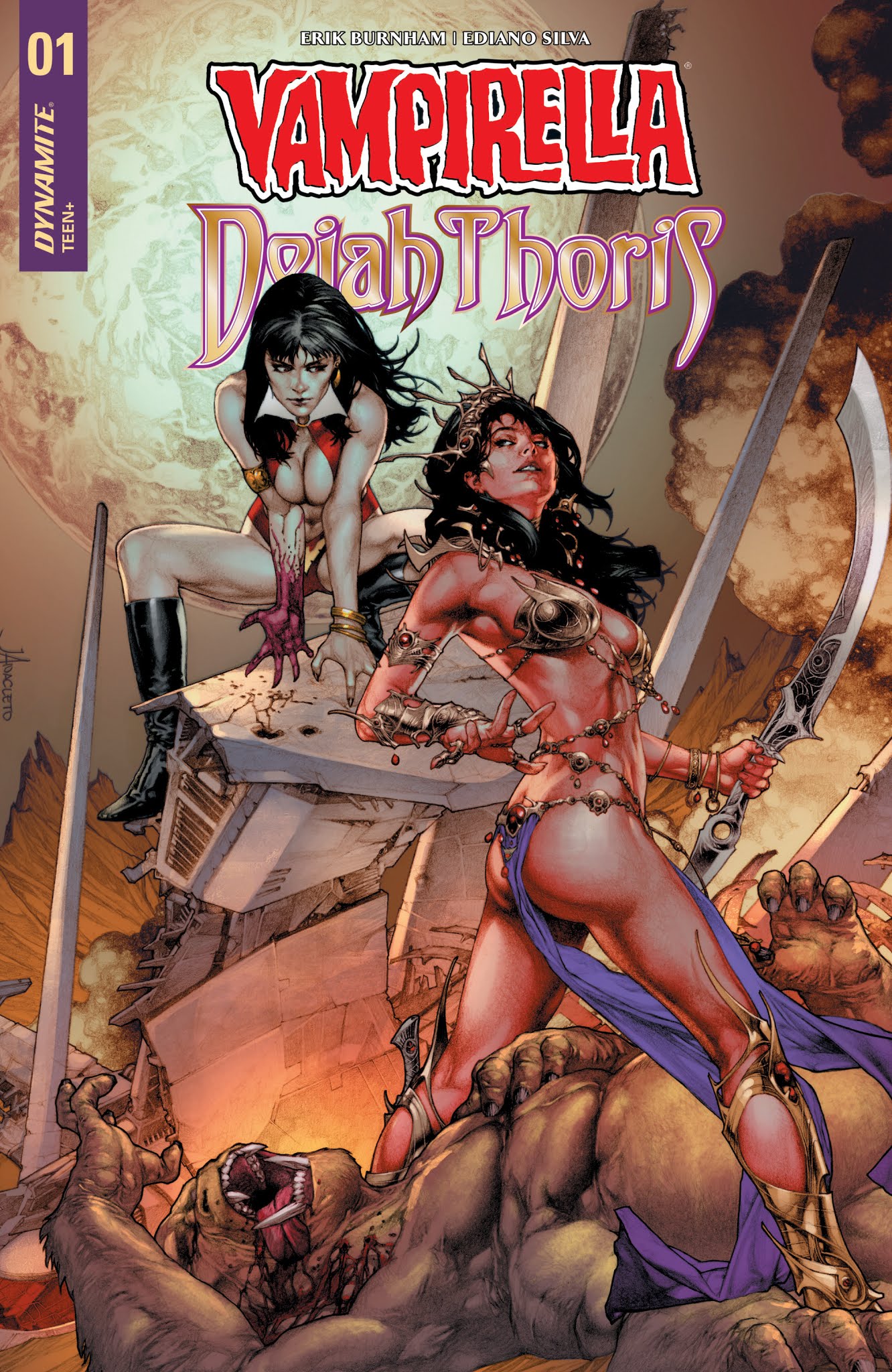 Read online Vampirella/Dejah Thoris comic -  Issue #1 - 1