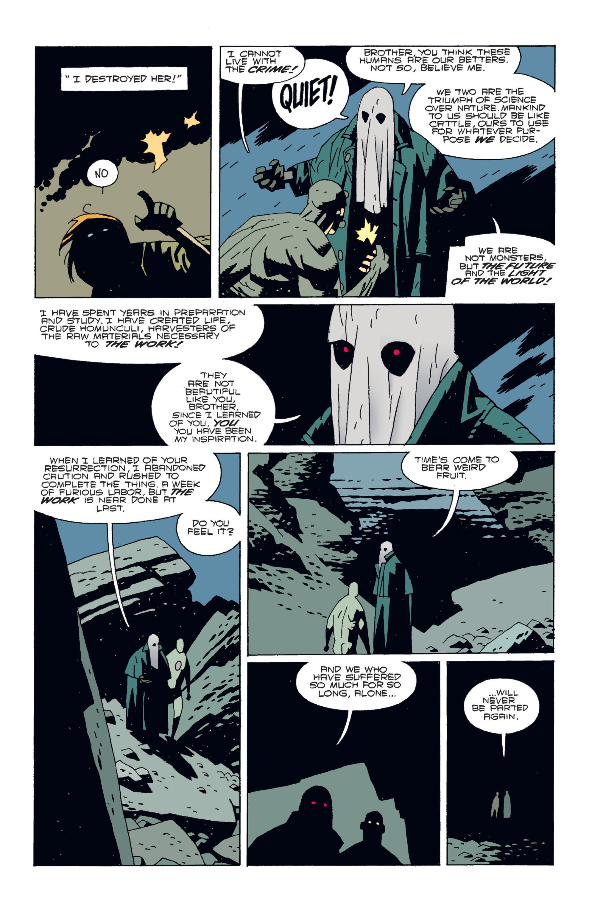 Read online Hellboy comic -  Issue #3 - 138