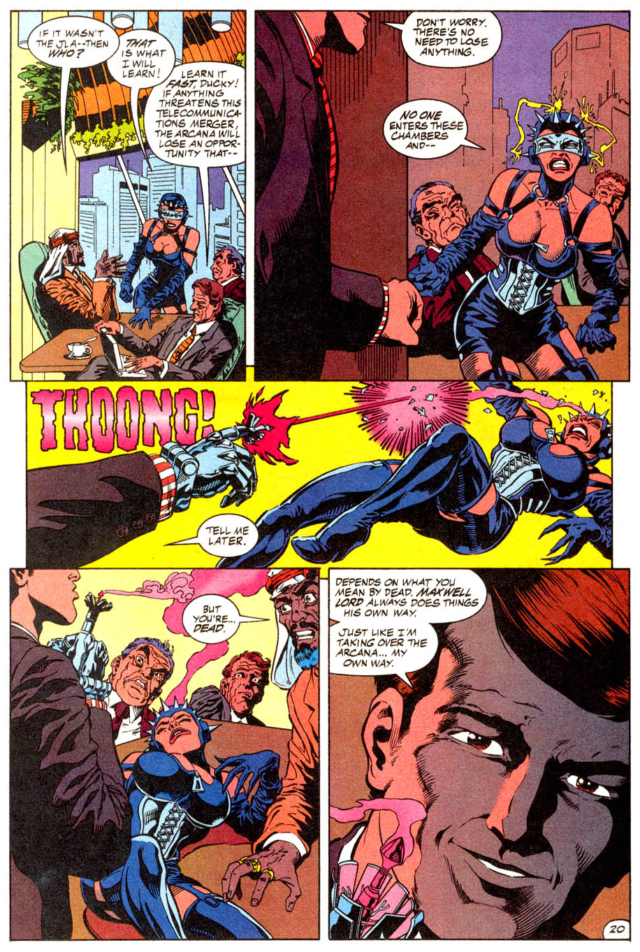 Read online Justice League America comic -  Issue #111 - 21