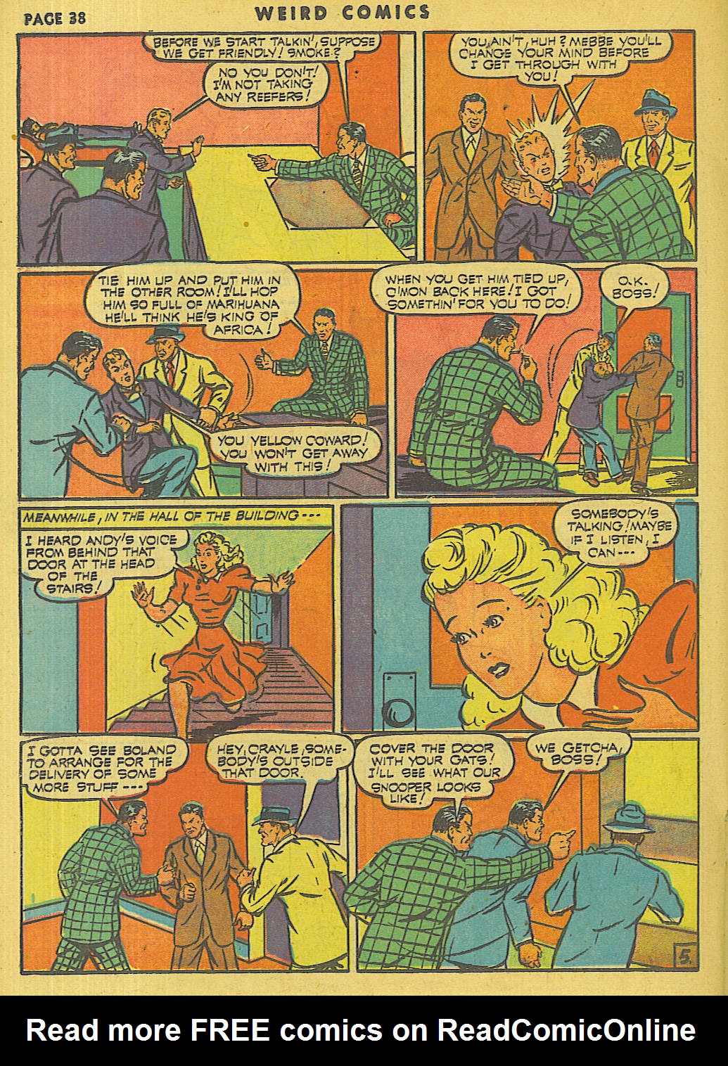 Read online Weird Comics comic -  Issue #17 - 37