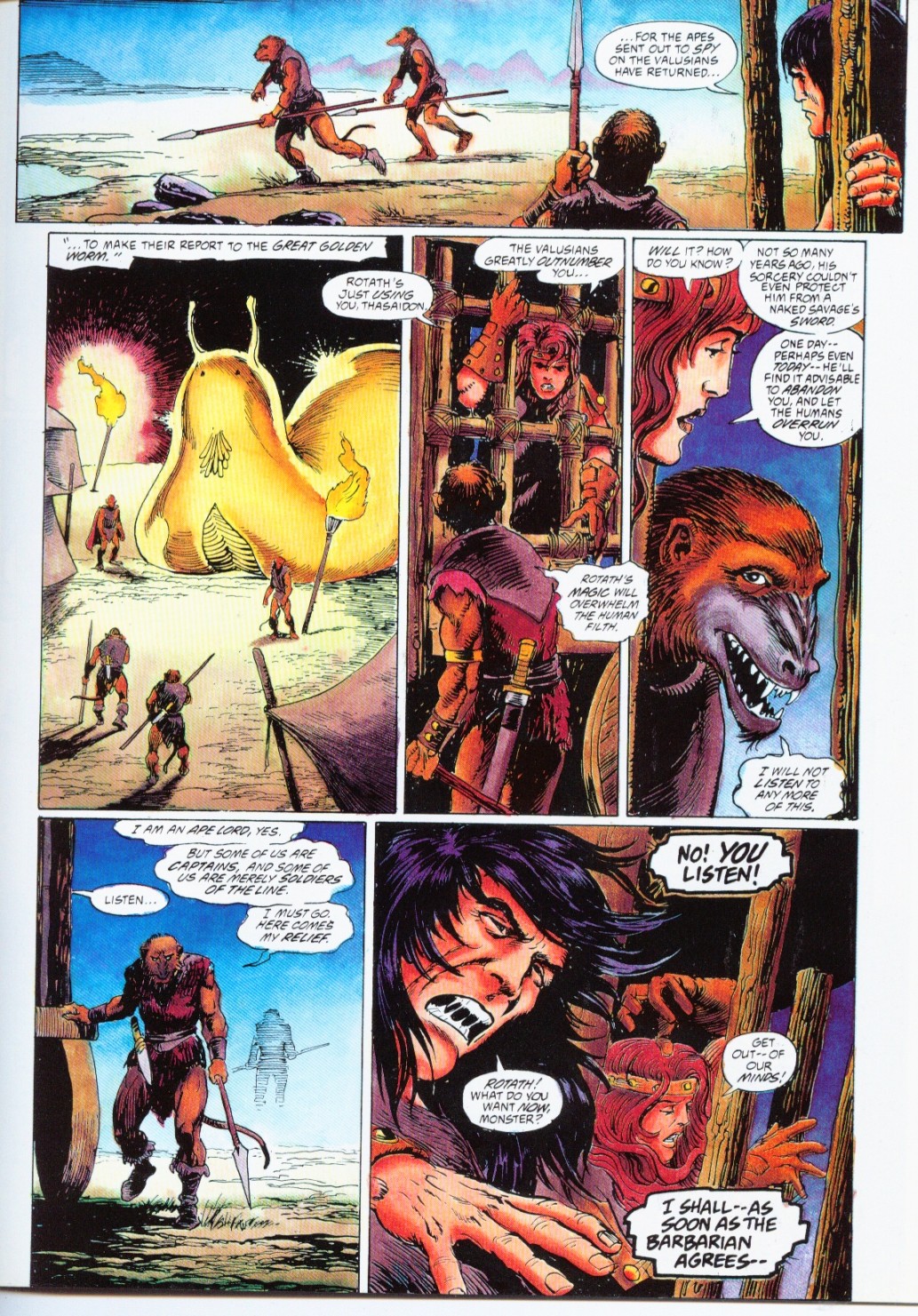 Read online Marvel Graphic Novel comic -  Issue #73 - Conan - The Ravagers Out of Time - 36