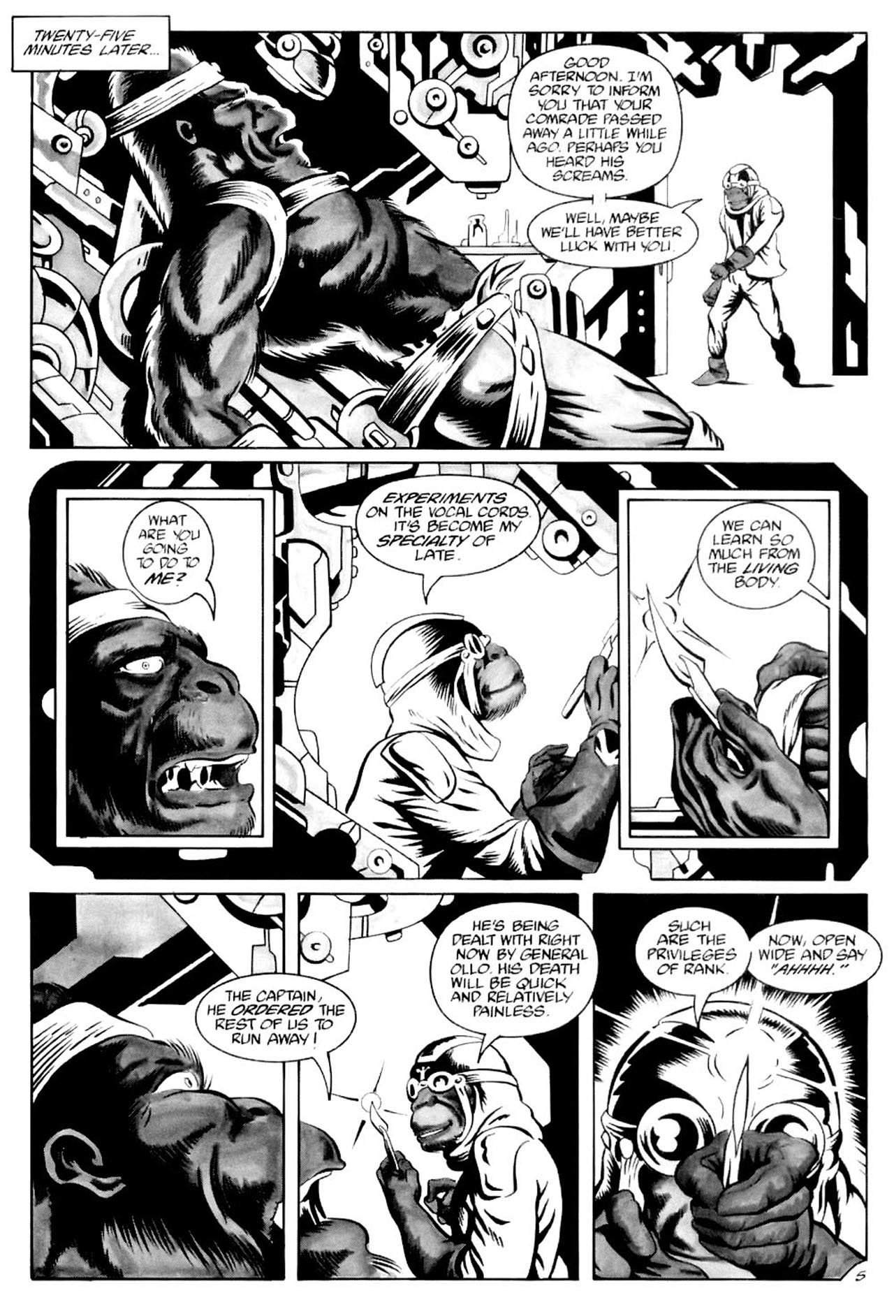 Read online Planet of the Apes (1990) comic -  Issue #4 - 7