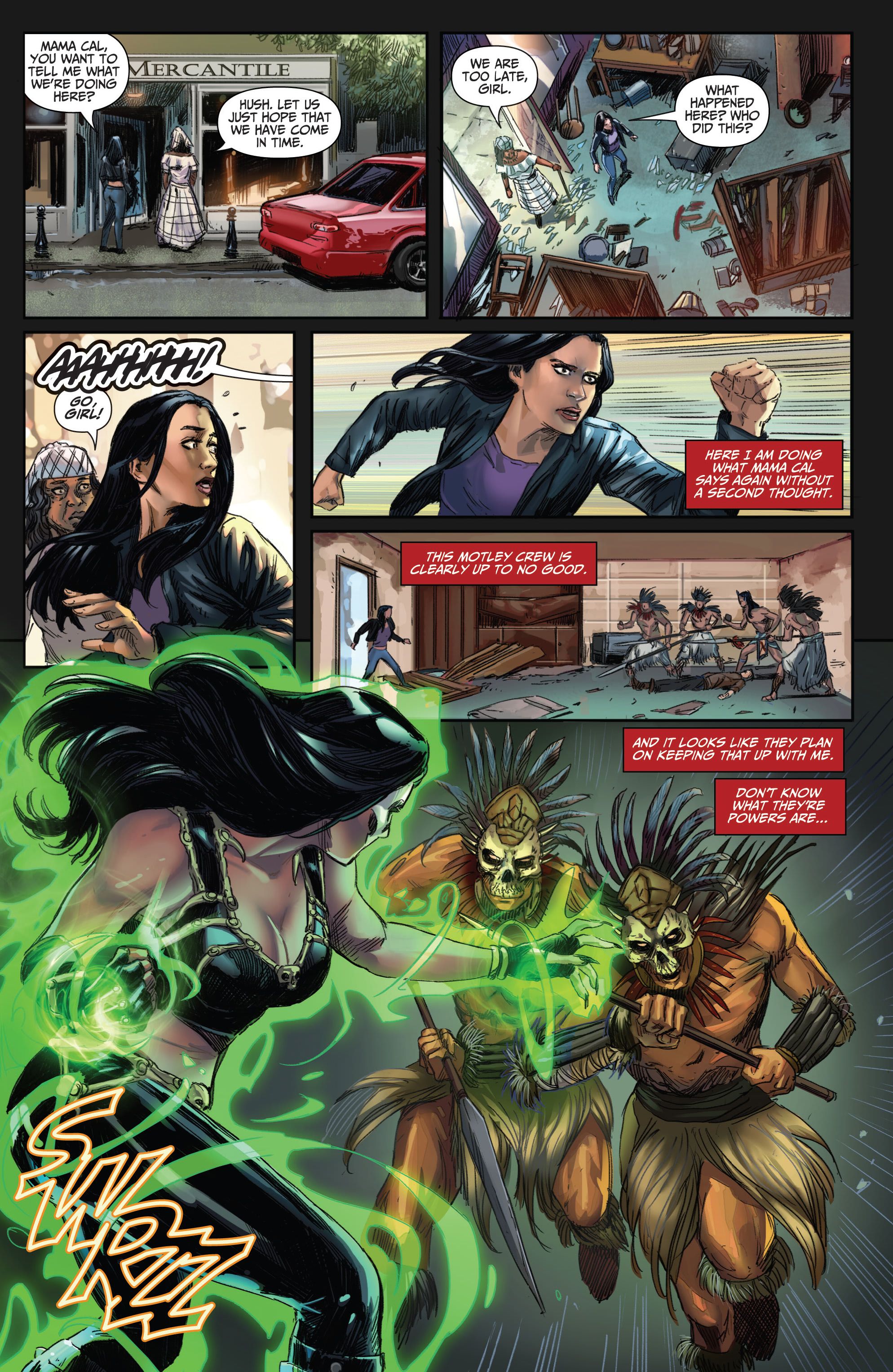 Read online Grimm Spotlight: Mystere: Voodoo Dawn comic -  Issue # Full - 9