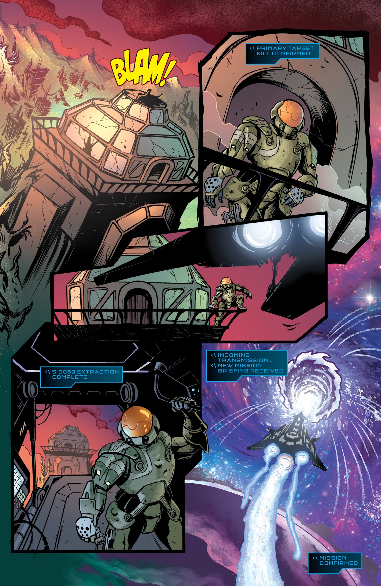 Read online Halo: Tales from the Slipspace comic -  Issue # TPB - 98