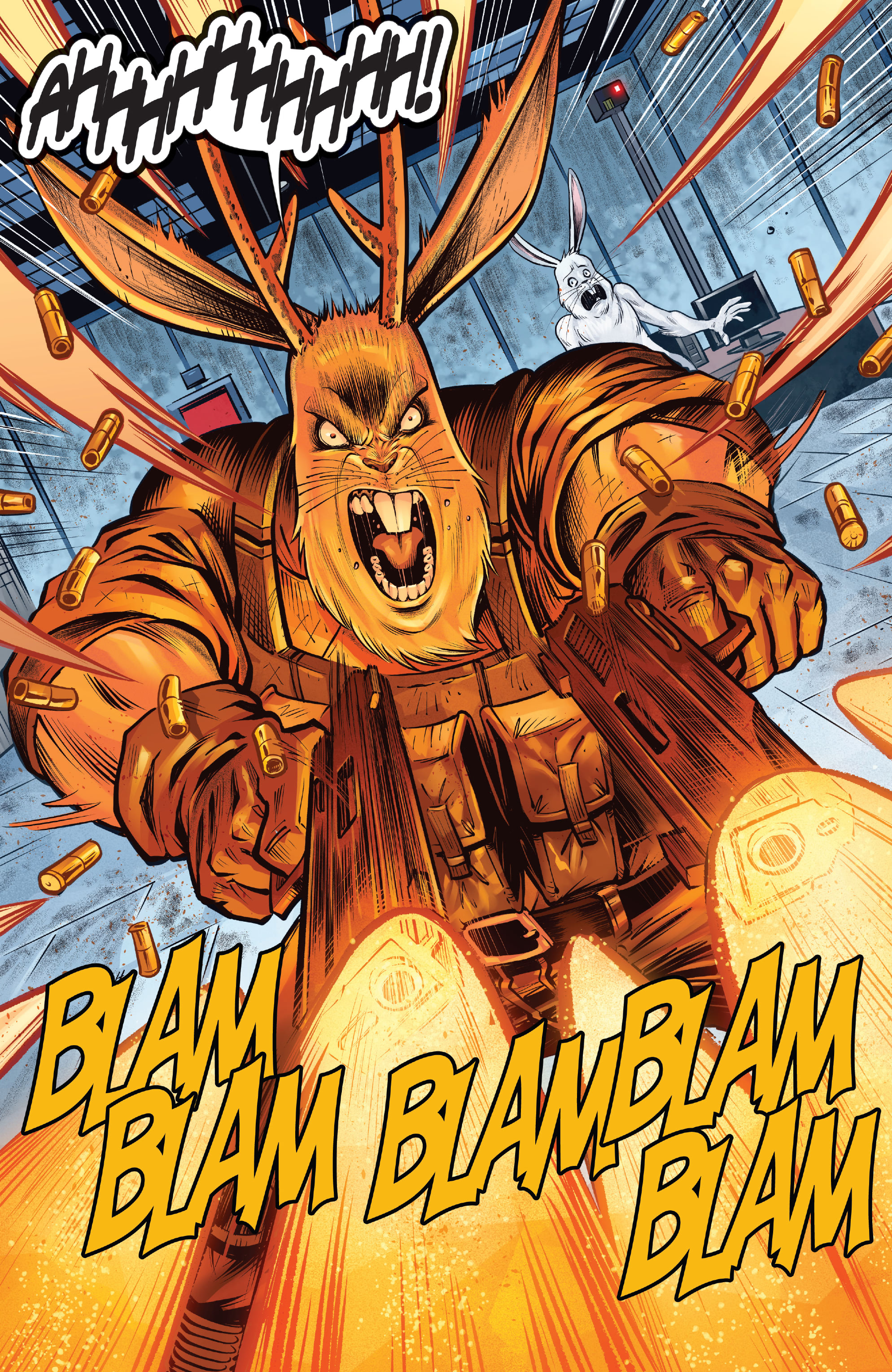 Read online Man Goat & the Bunnyman: Green Eggs & Blam comic -  Issue #2 - 8