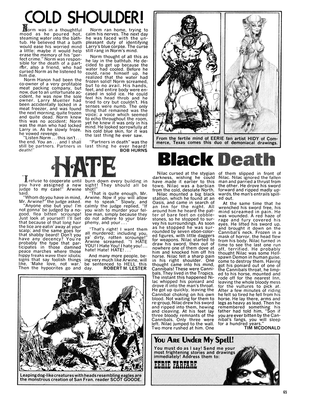 Read online Eerie Archives comic -  Issue # TPB 9 - 66