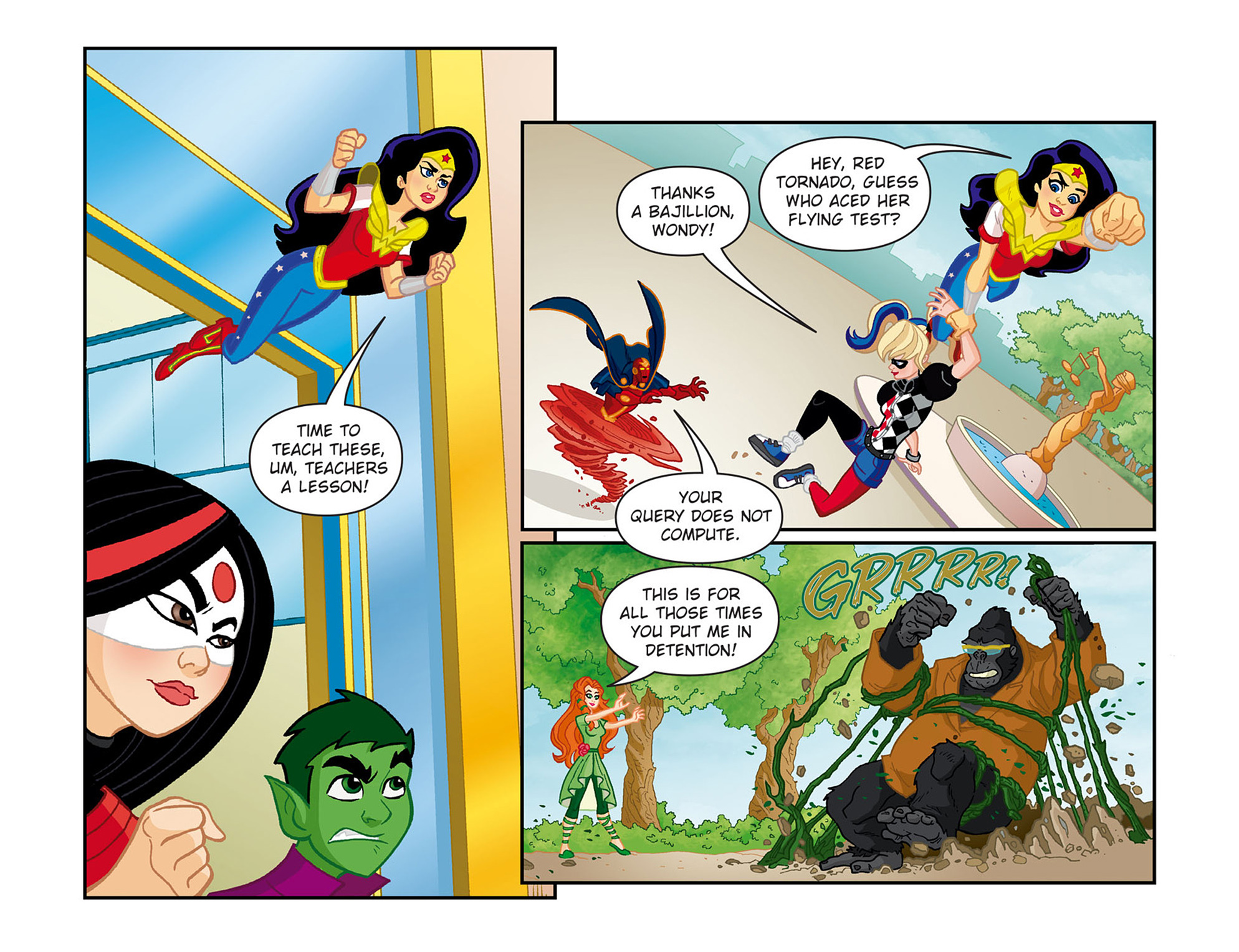 Read online DC Super Hero Girls: Past Times at Super Hero High comic -  Issue #9 - 8