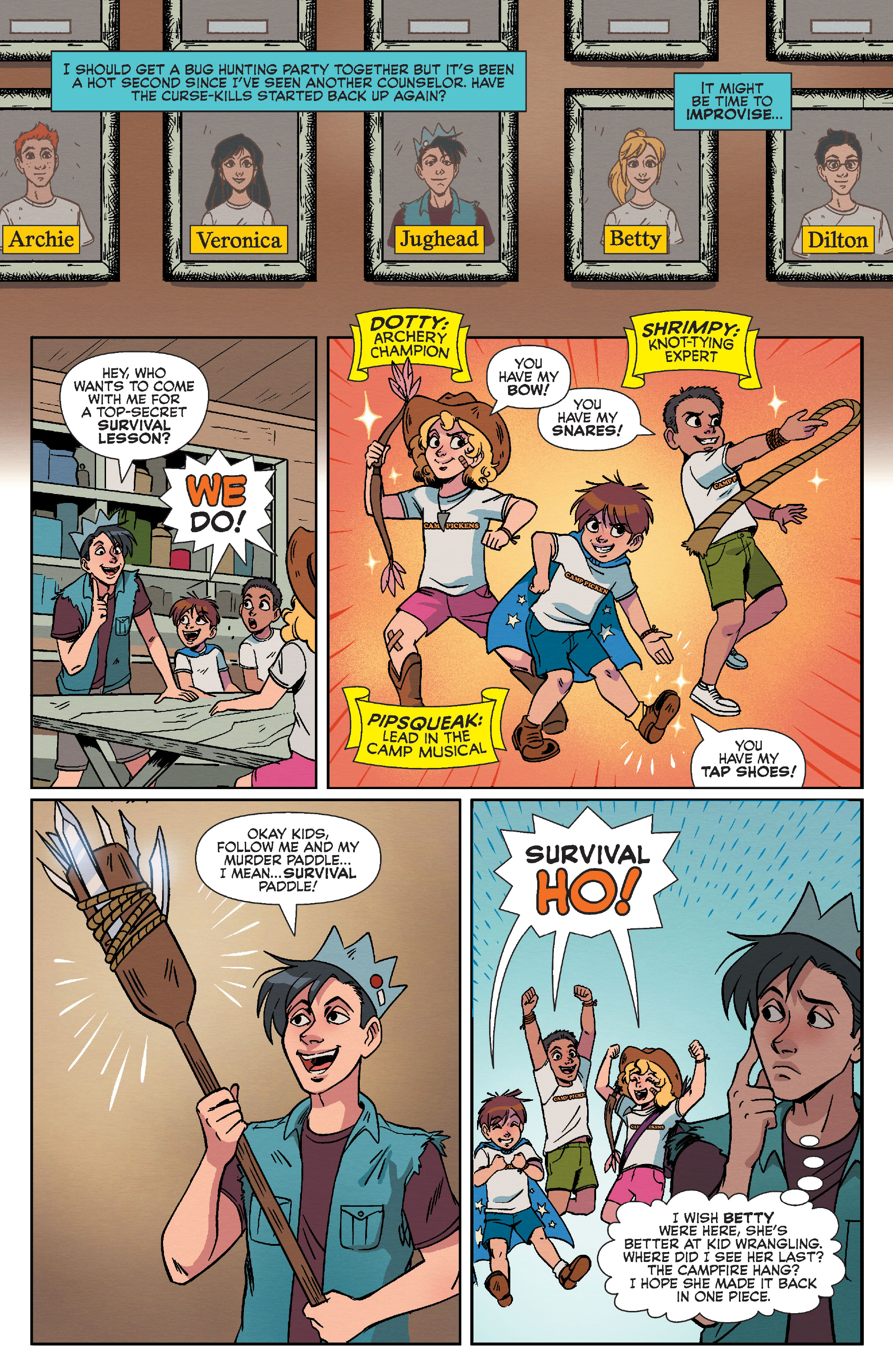 Read online Chilling Adventures Presents … Camp Pickens comic -  Issue # Full - 5