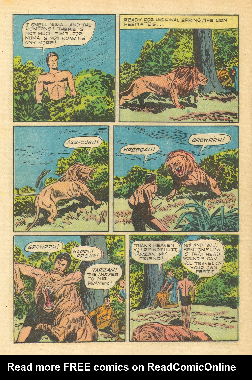 Read online Tarzan (1948) comic -  Issue #23 - 32