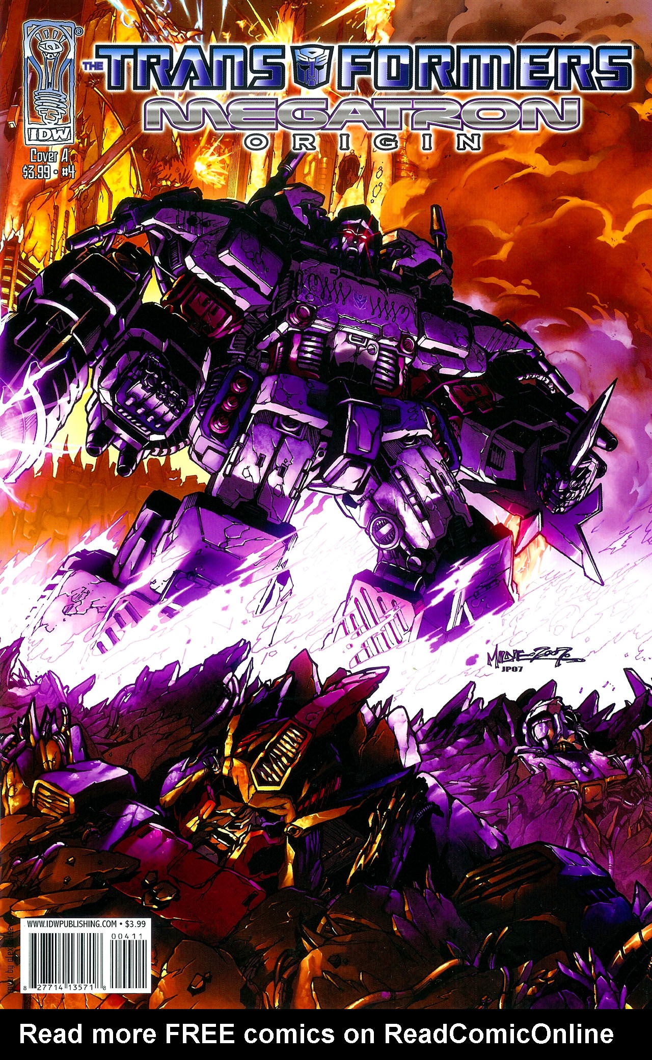 Read online The Transformers Megatron Origin comic -  Issue #4 - 1