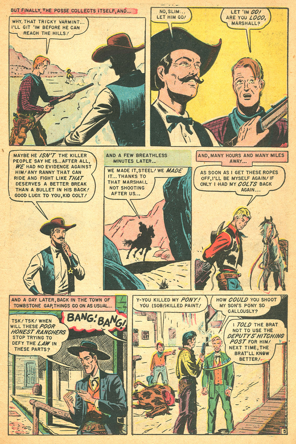 Read online Kid Colt Outlaw comic -  Issue #3 - 8