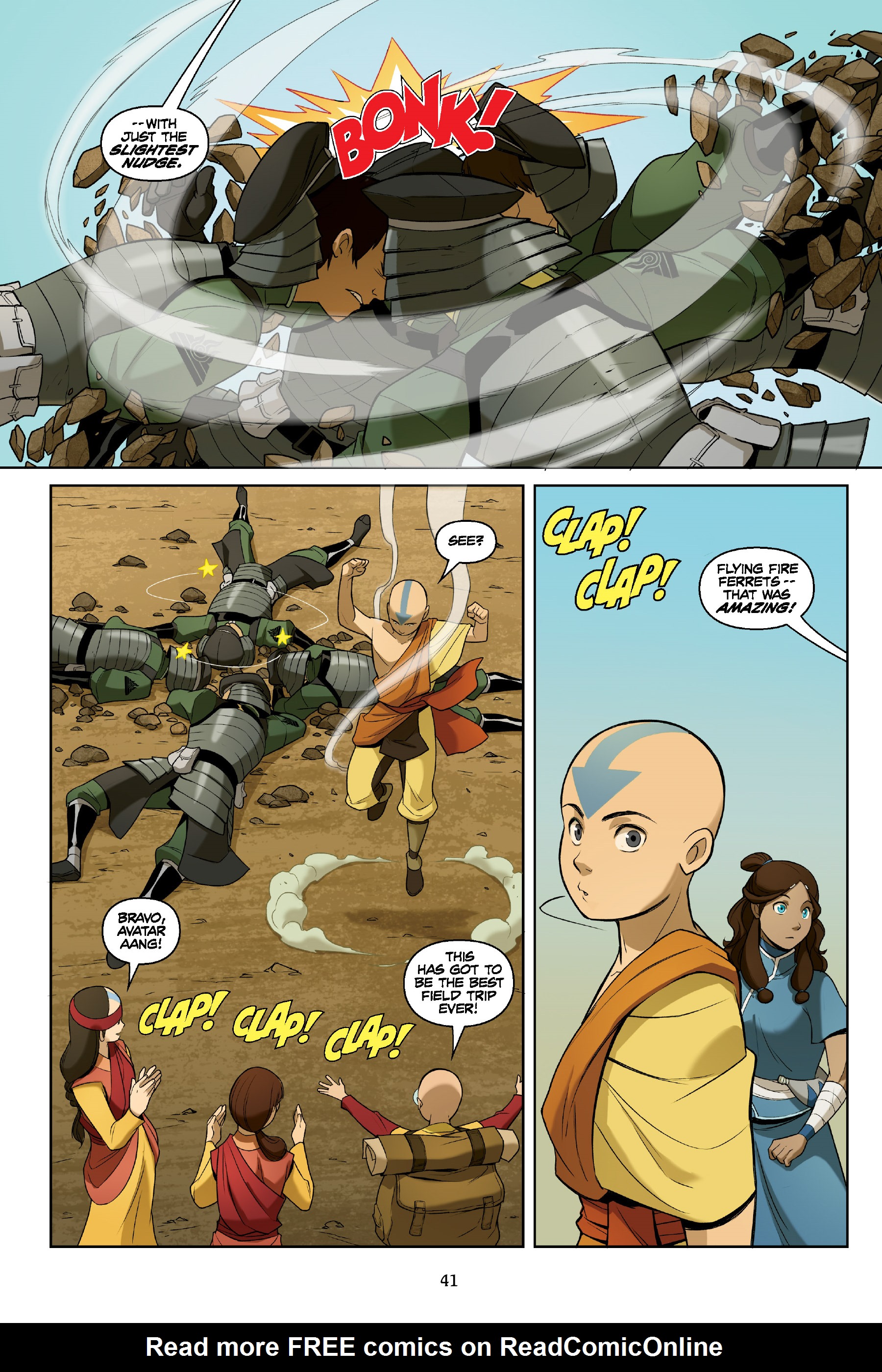 Read online Nickelodeon Avatar: The Last Airbender - The Rift comic -  Issue # _Omnibus (Part 1) - 41