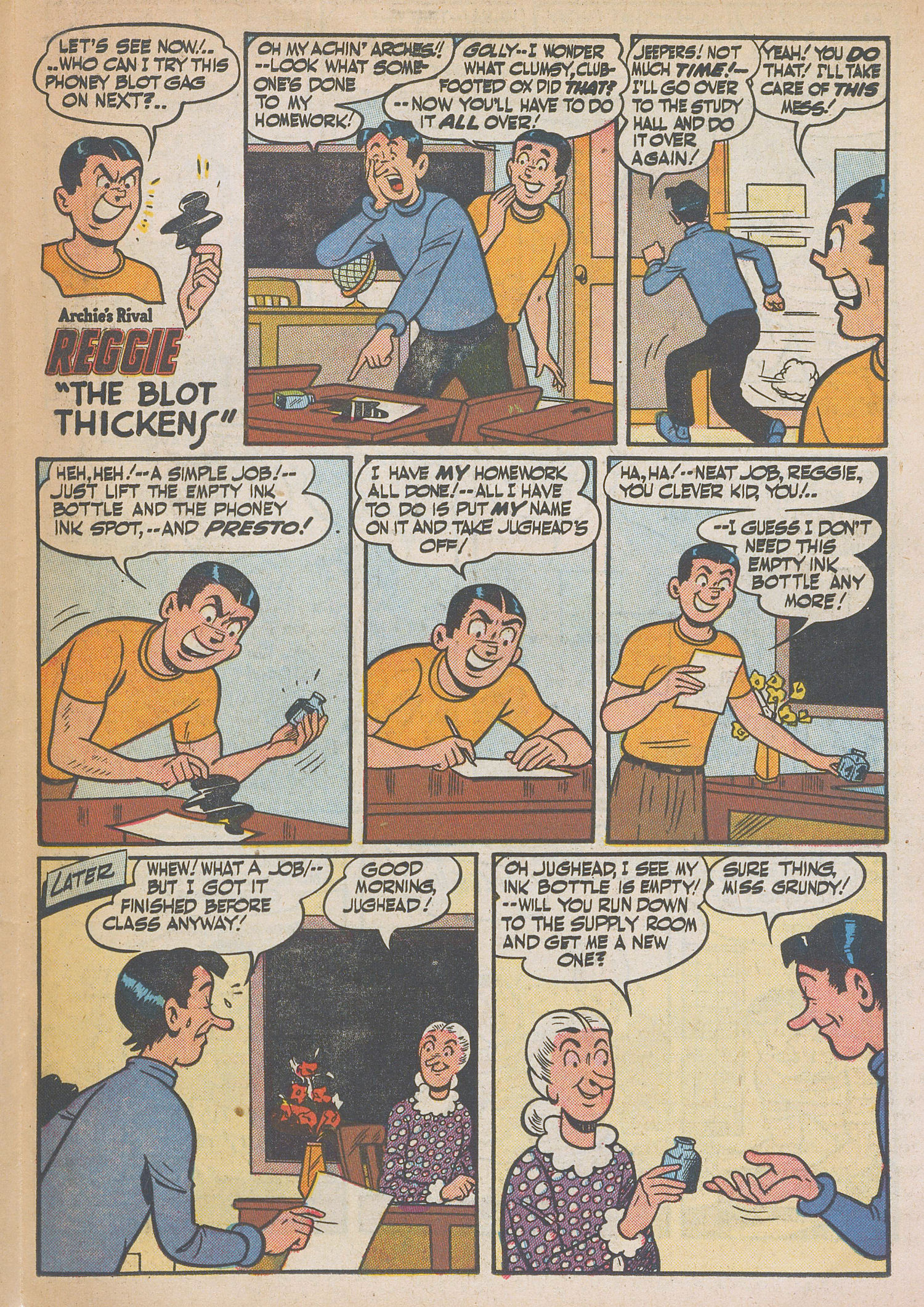 Read online Archie's Rival Reggie comic -  Issue #13 - 19
