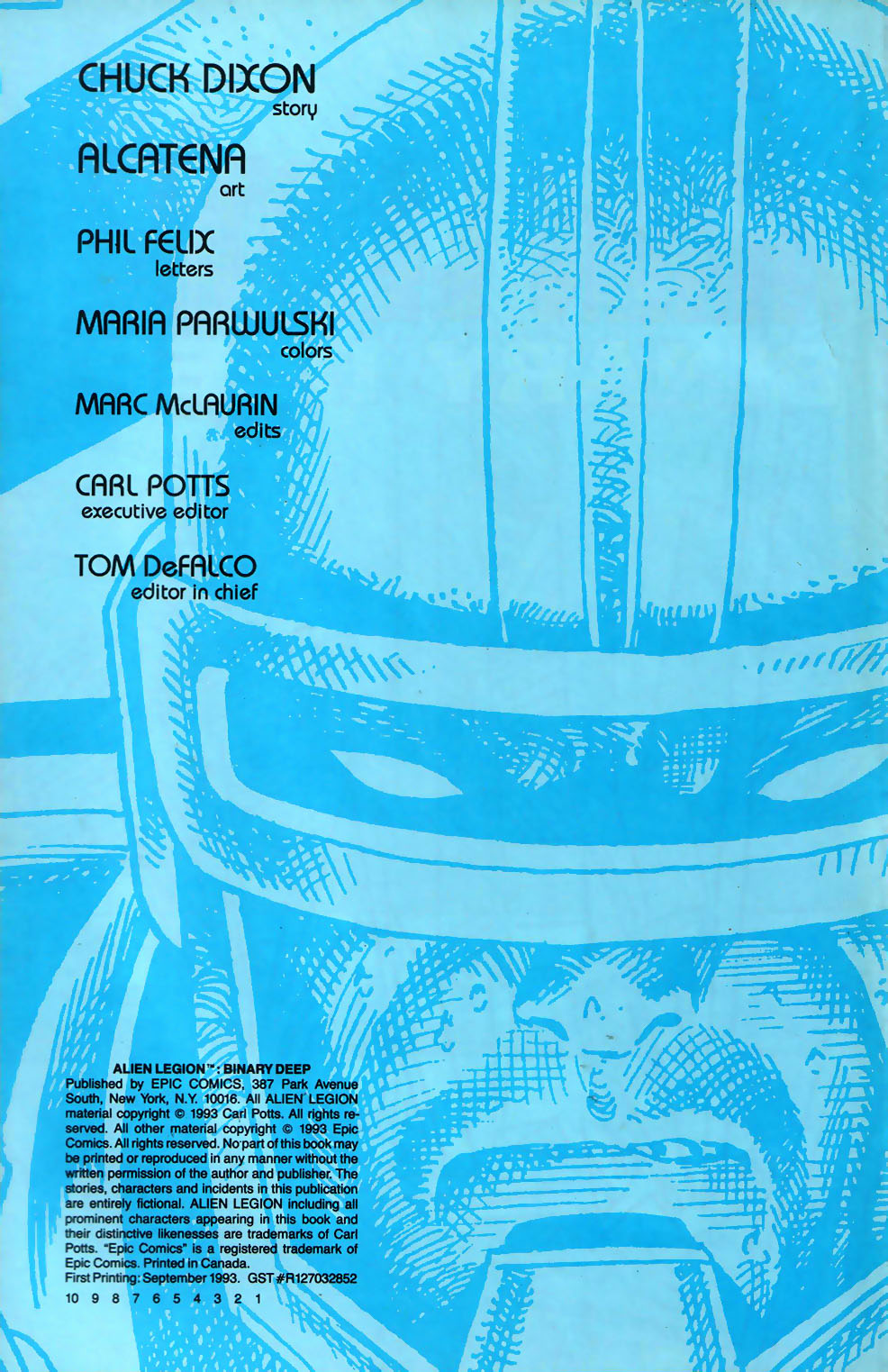 Read online Alien Legion: Binary Deep comic -  Issue # Full - 4