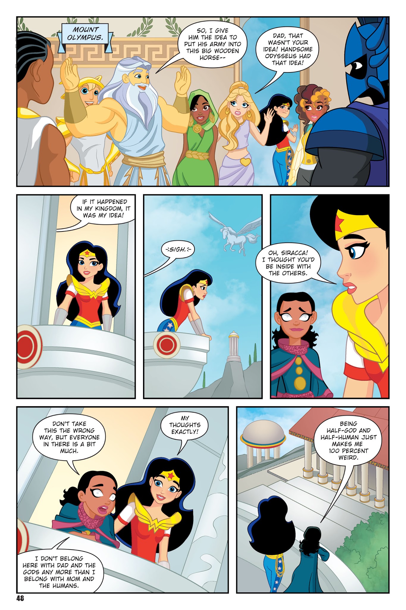 Read online DC Super Hero Girls: Summer Olympus comic -  Issue # TPB - 46