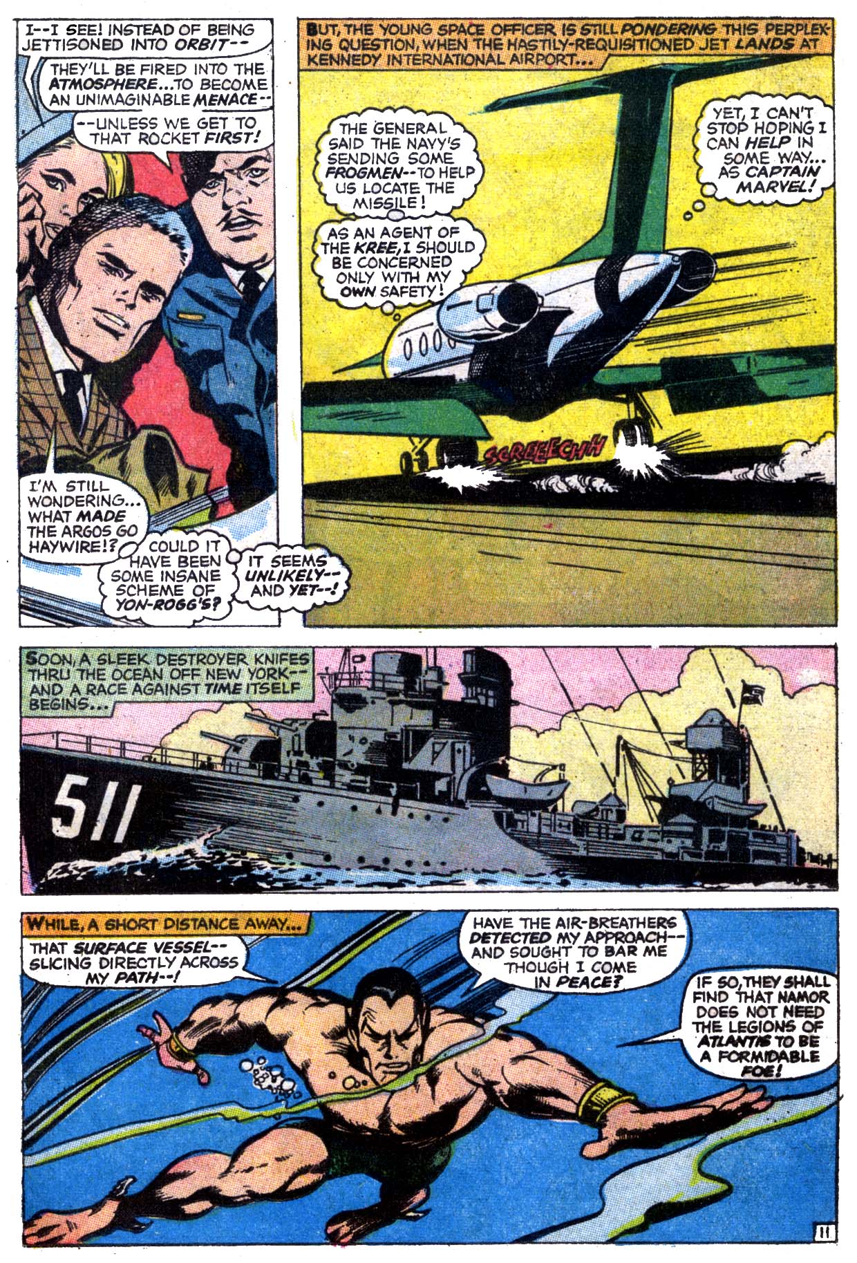 Read online Captain Marvel (1968) comic -  Issue #4 - 12