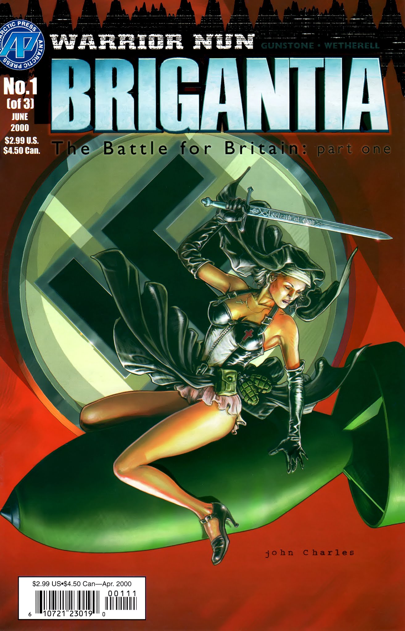 Read online Warrior Nun Brigantia comic -  Issue #1 - 1