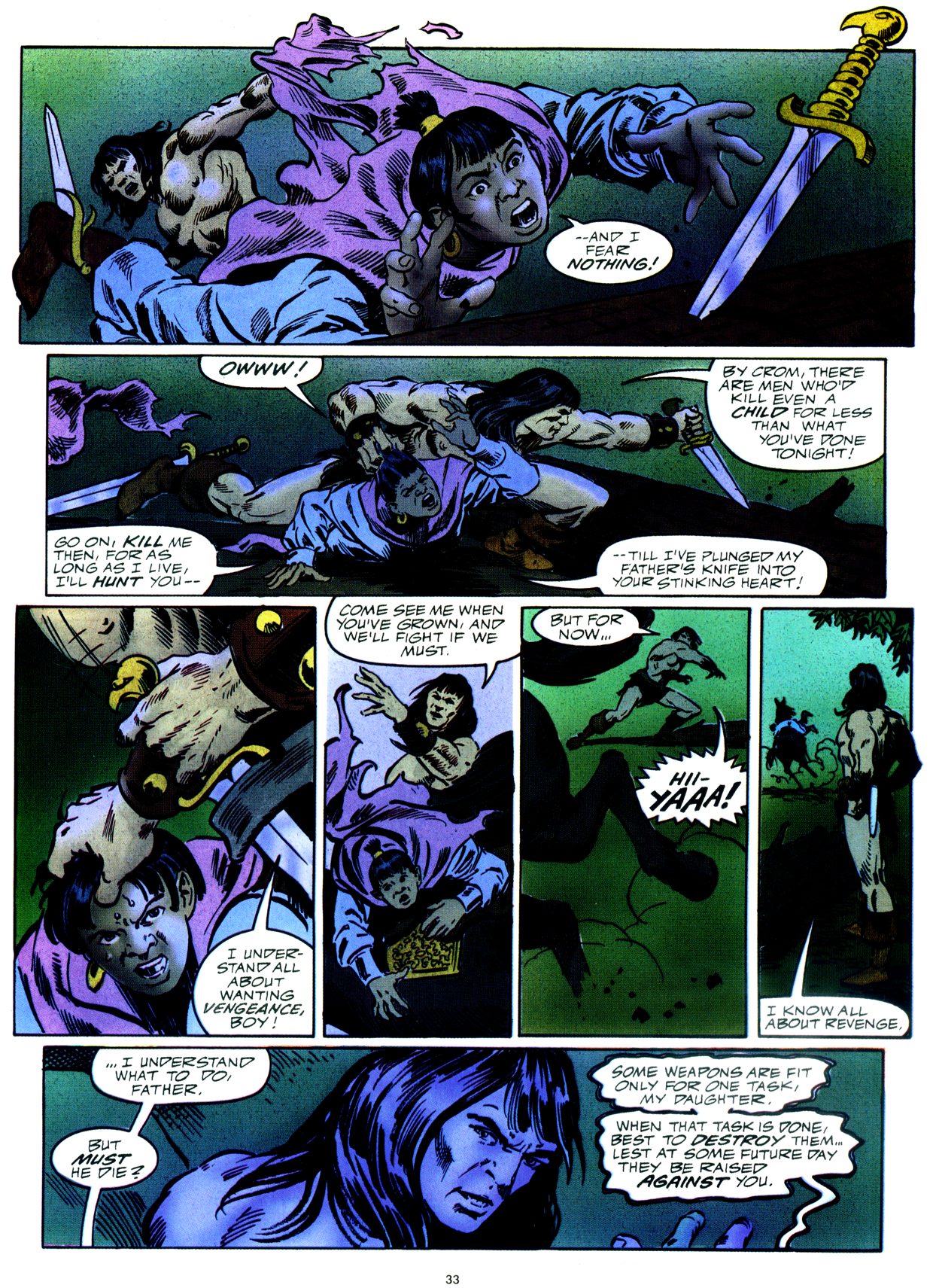 Read online Marvel Graphic Novel comic -  Issue #59 - Conan - The Horn of Azoth - 33
