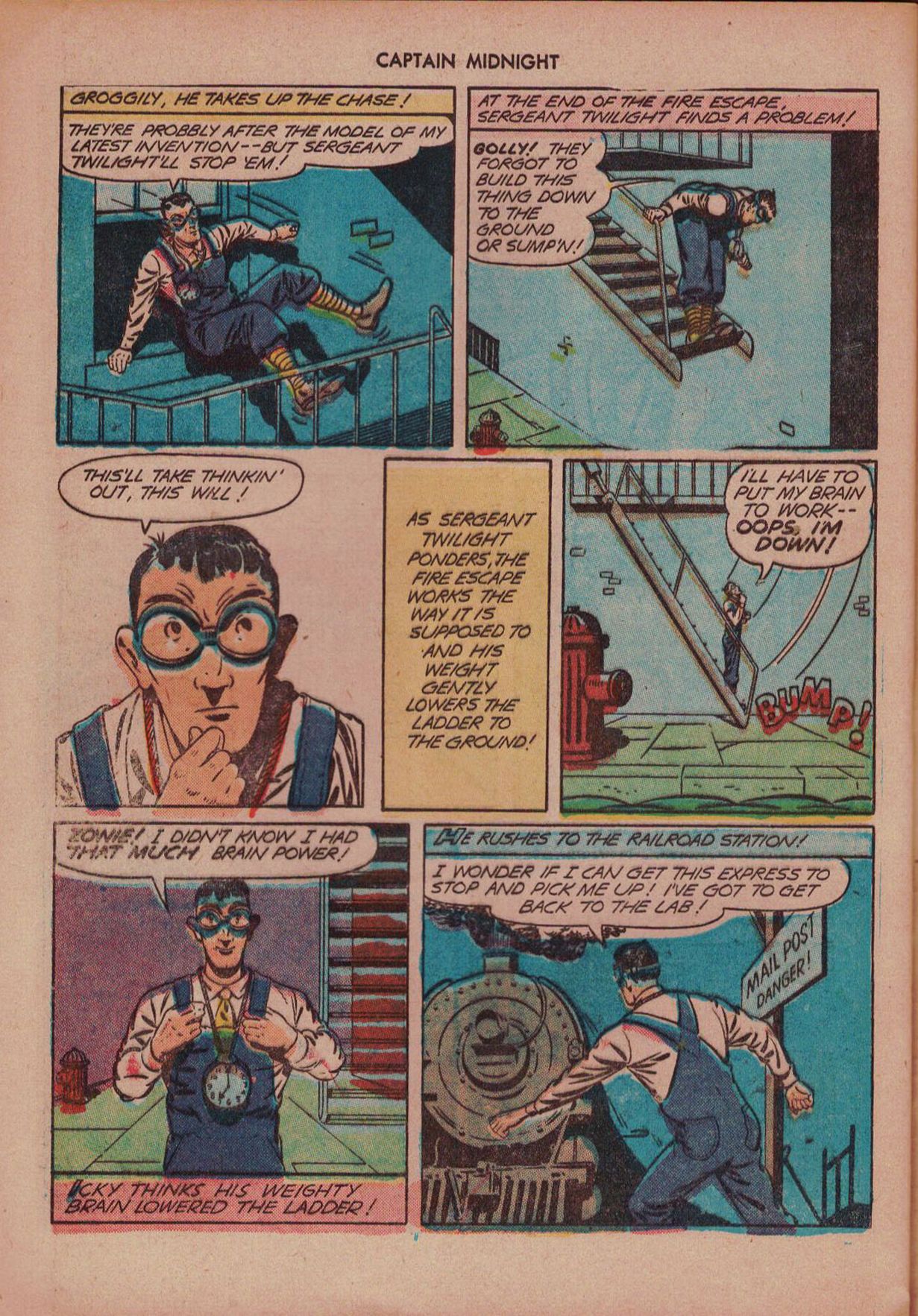 Read online Captain Midnight (1942) comic -  Issue #16 - 32