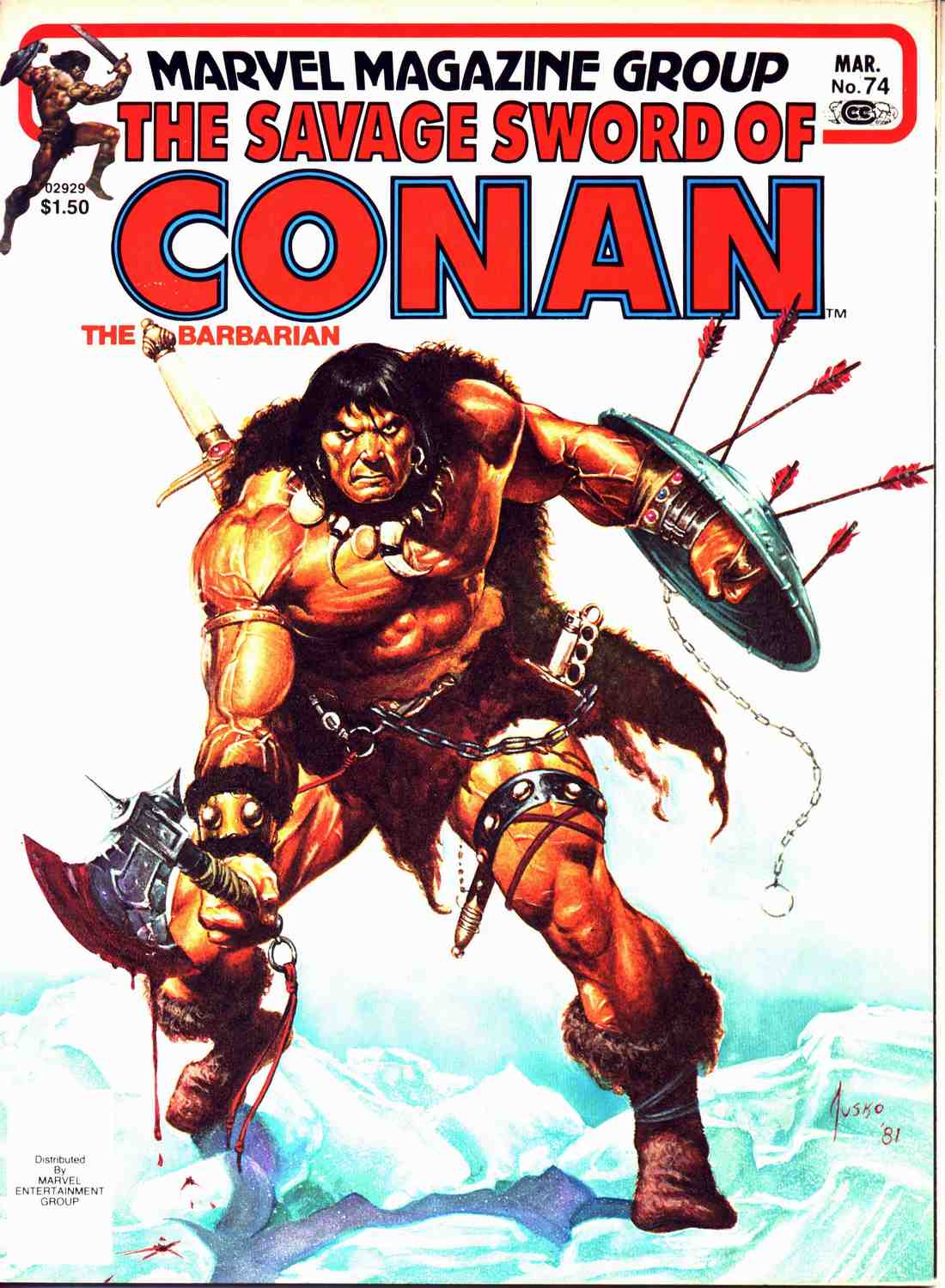 Read online The Savage Sword Of Conan comic -  Issue #74 - 1