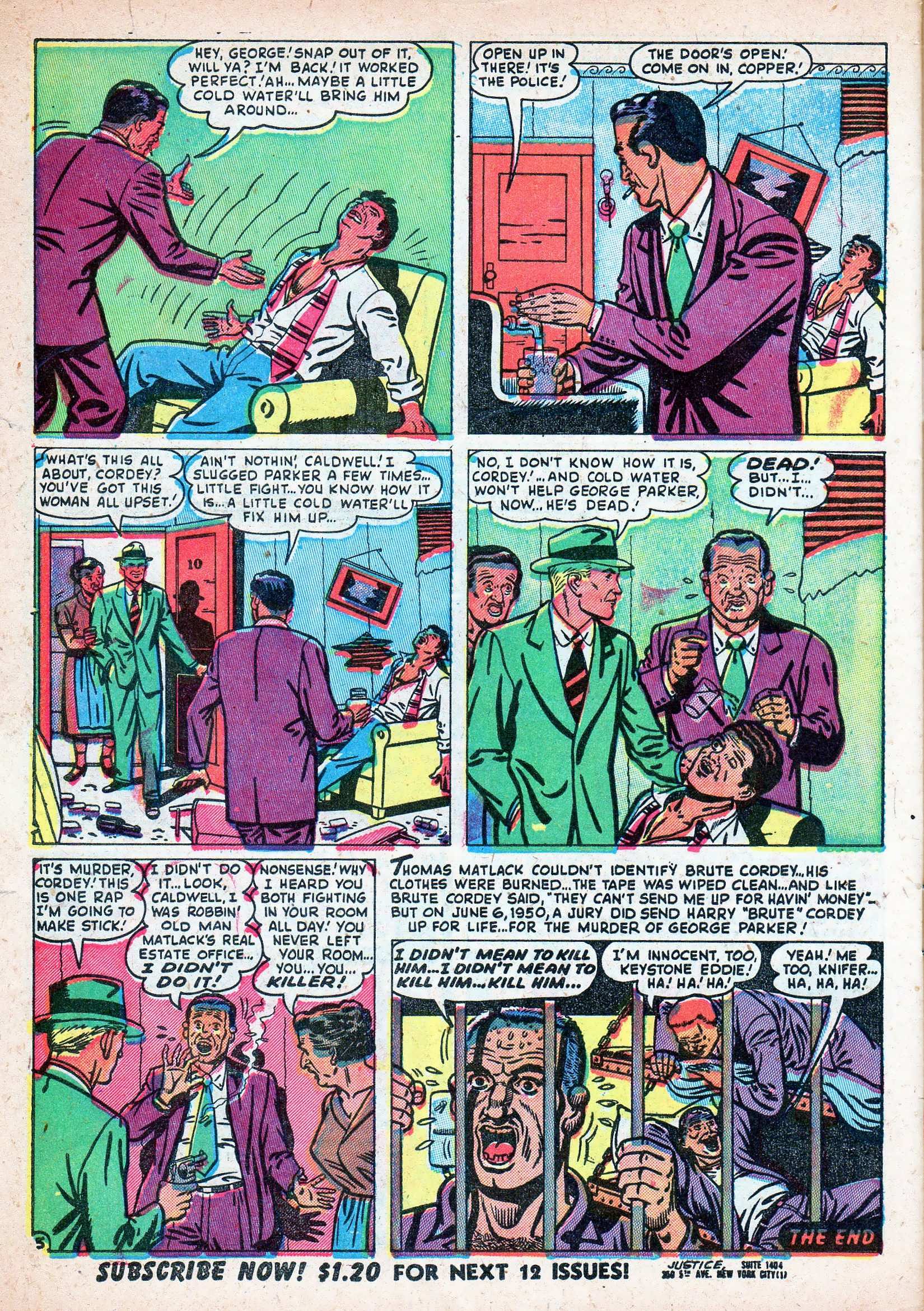 Read online Justice (1947) comic -  Issue #24 - 32